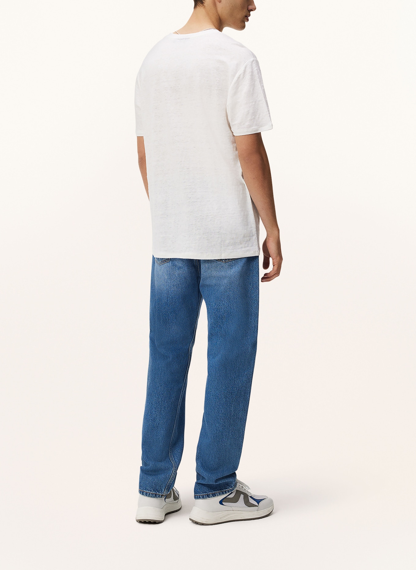 J.LINDEBERG T-shirt made of linen, Color: WHITE (Image 3)
