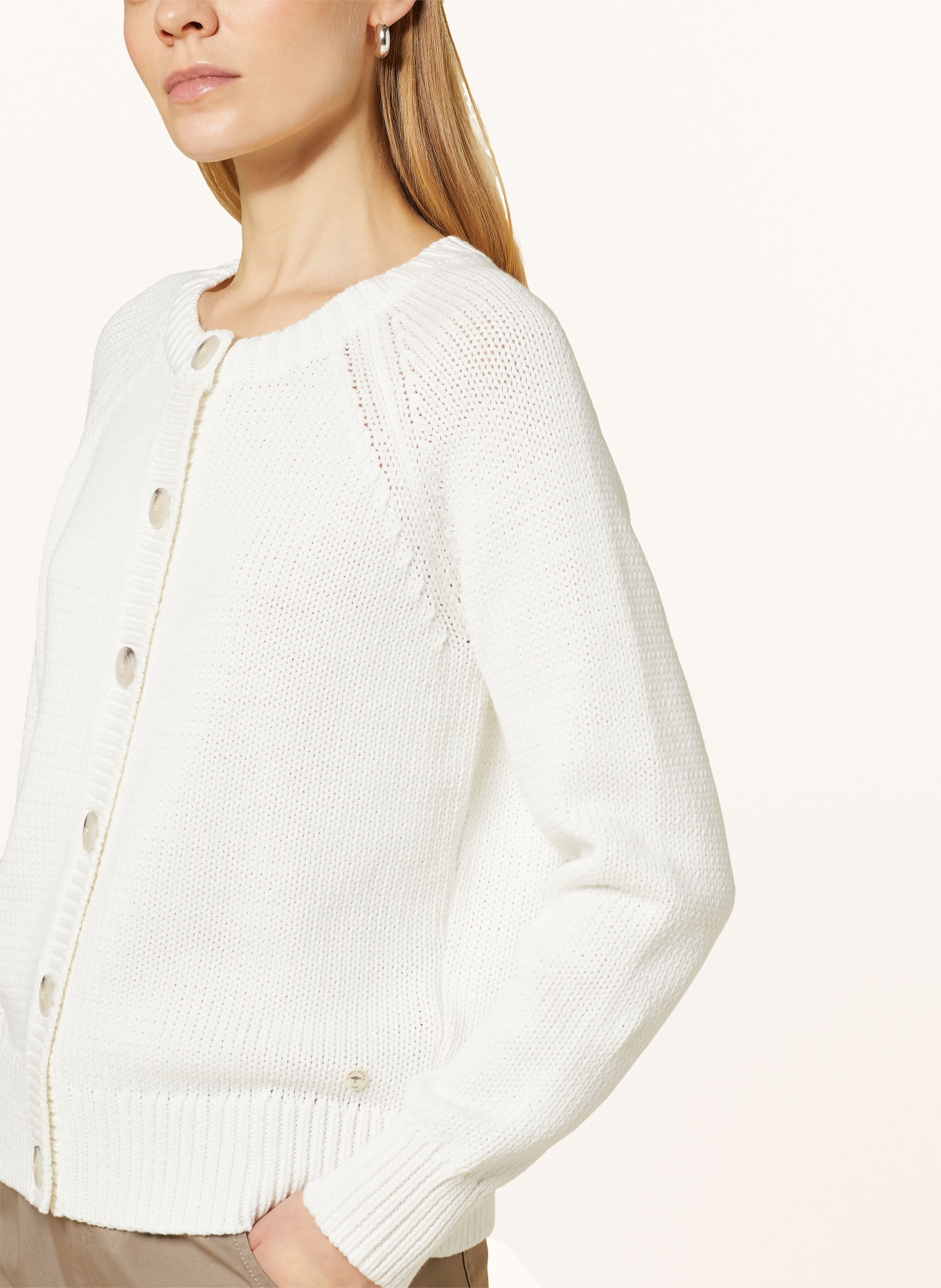 FYNCH-HATTON Cardigan, Color: WHITE (Image 4)