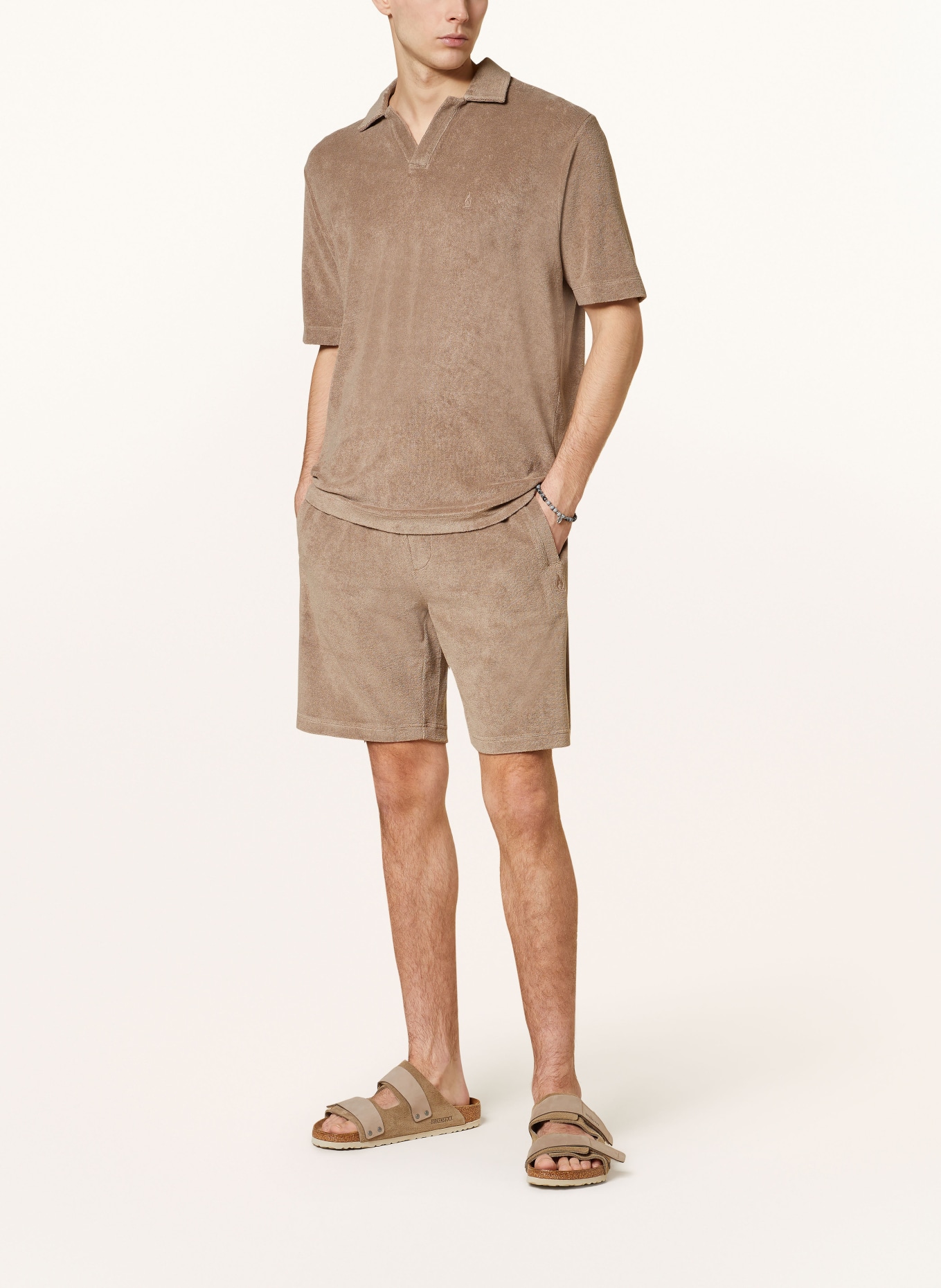 DRYKORN Terry cloth shorts BRIKKO, Color: BROWN (Image 2)