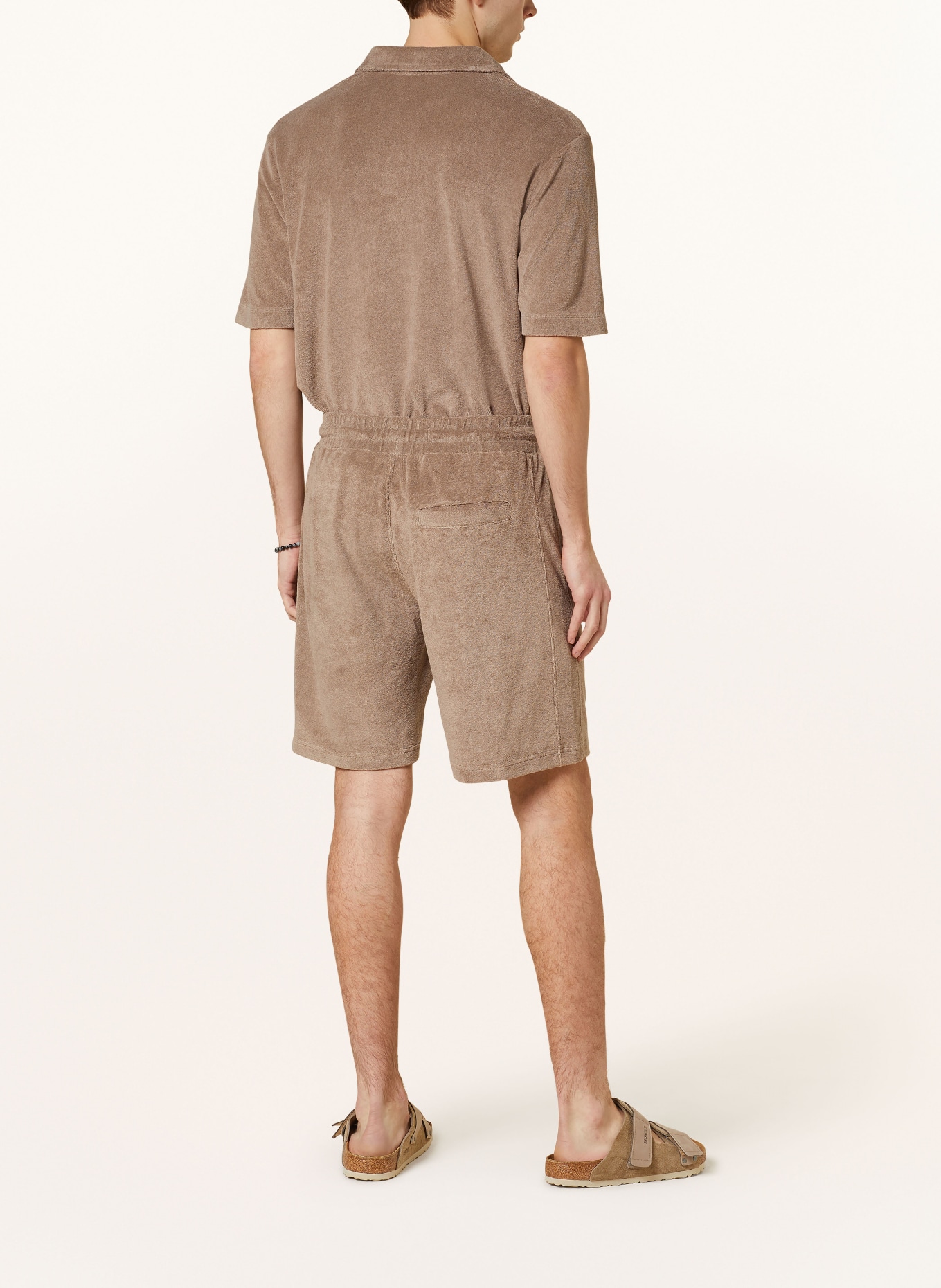 DRYKORN Terry cloth shorts BRIKKO, Color: BROWN (Image 3)