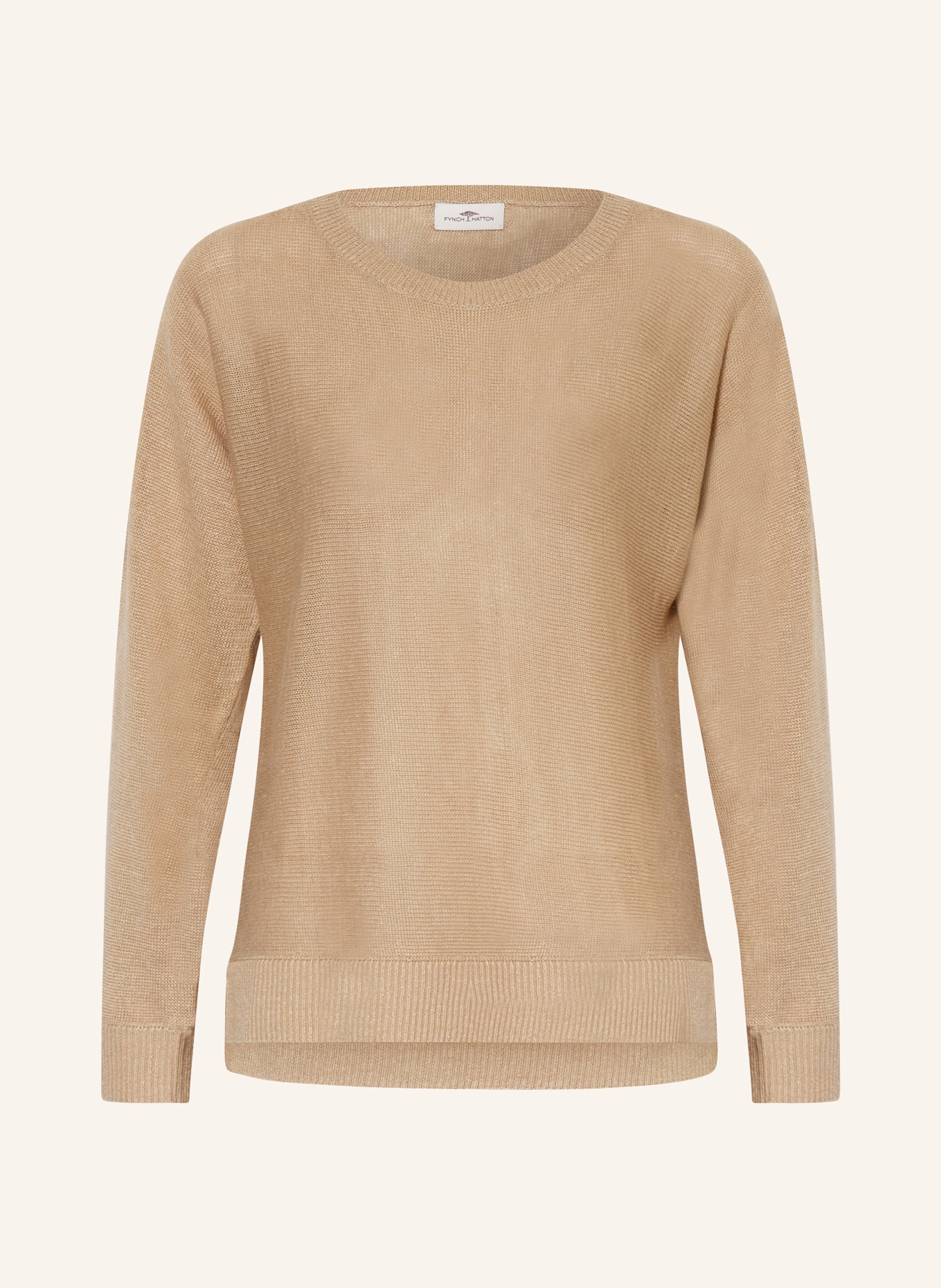 FYNCH-HATTON Leinenpullover, Farbe: BEIGE (Bild 1)