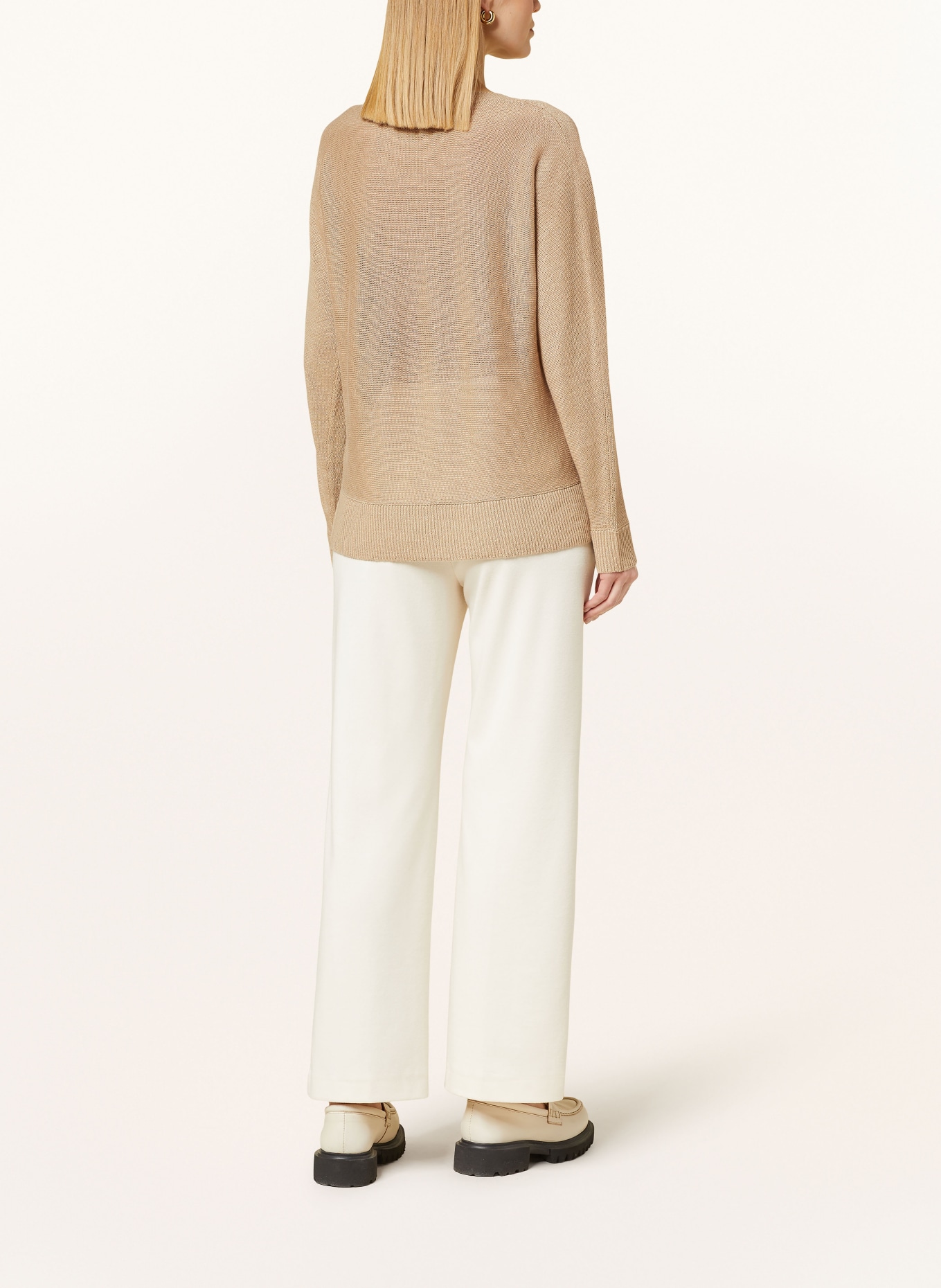 FYNCH-HATTON Linen sweater, Color: BEIGE (Image 3)