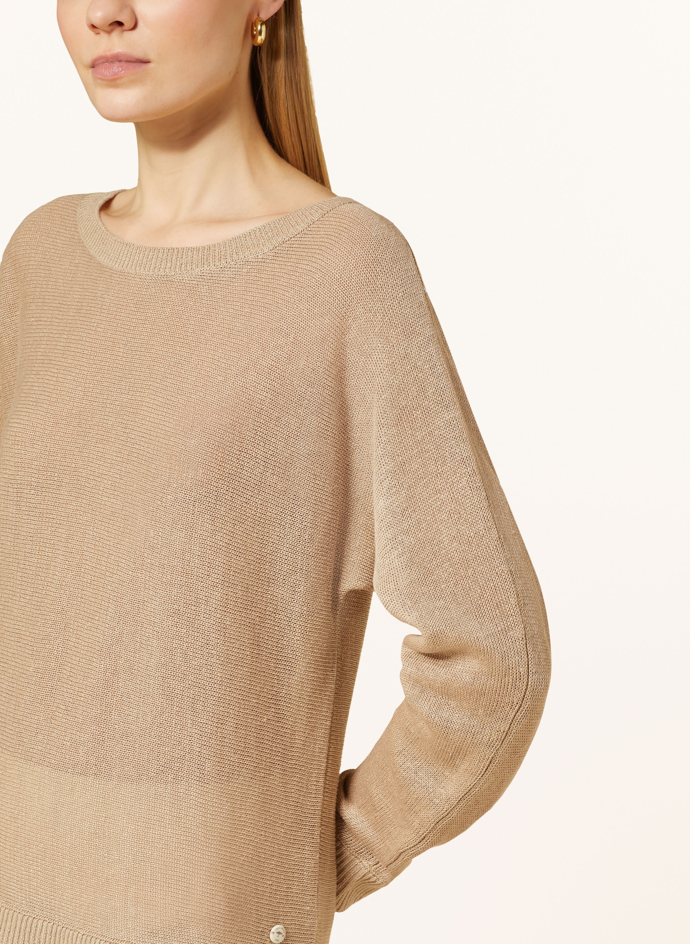 FYNCH-HATTON Linen sweater, Color: BEIGE (Image 4)