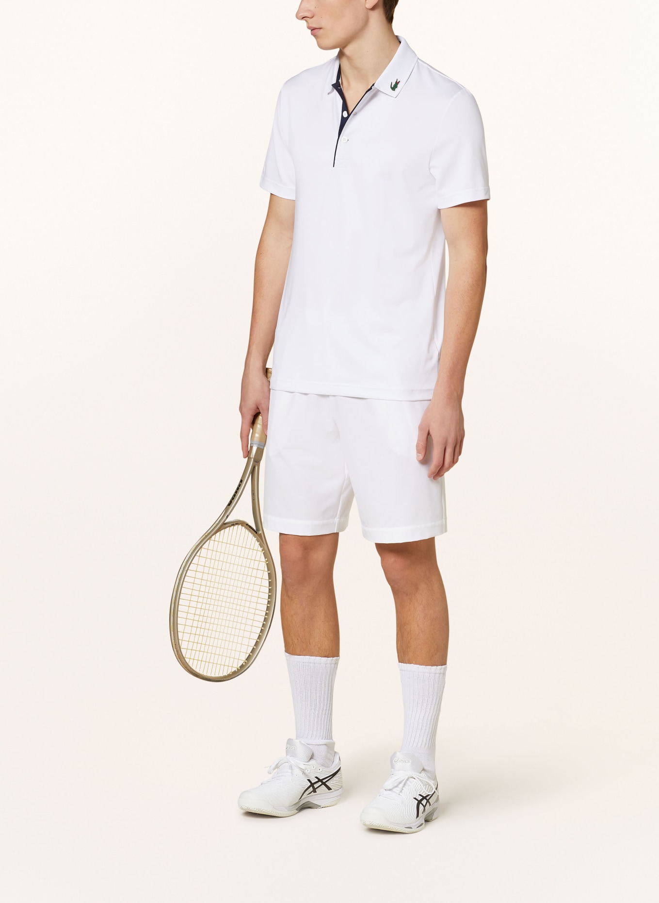LACOSTE Szorty tenisowe, Kolor: BIAŁY (Obrazek 2)