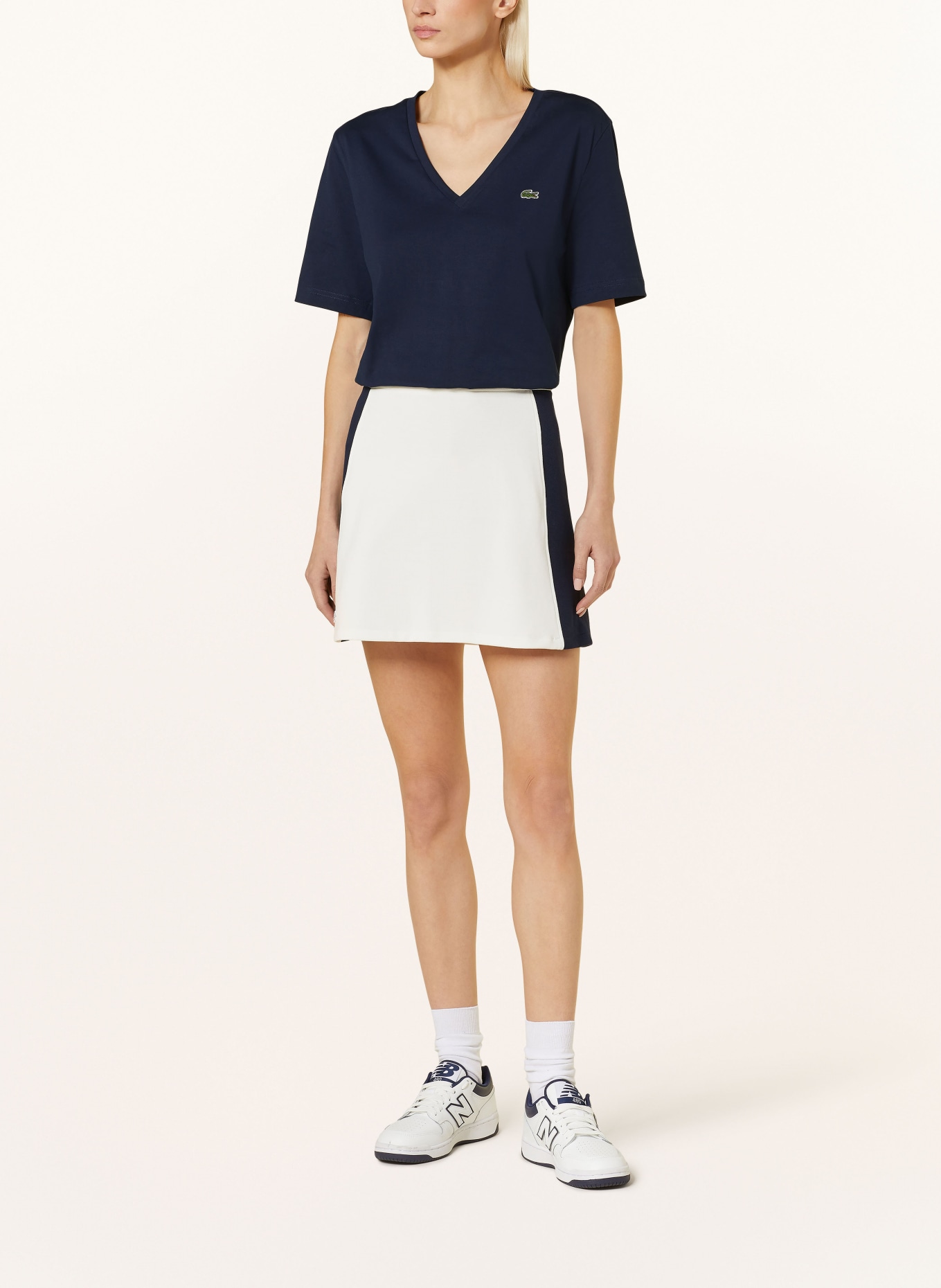 LACOSTE T-Shirt: DUNKELBLAU