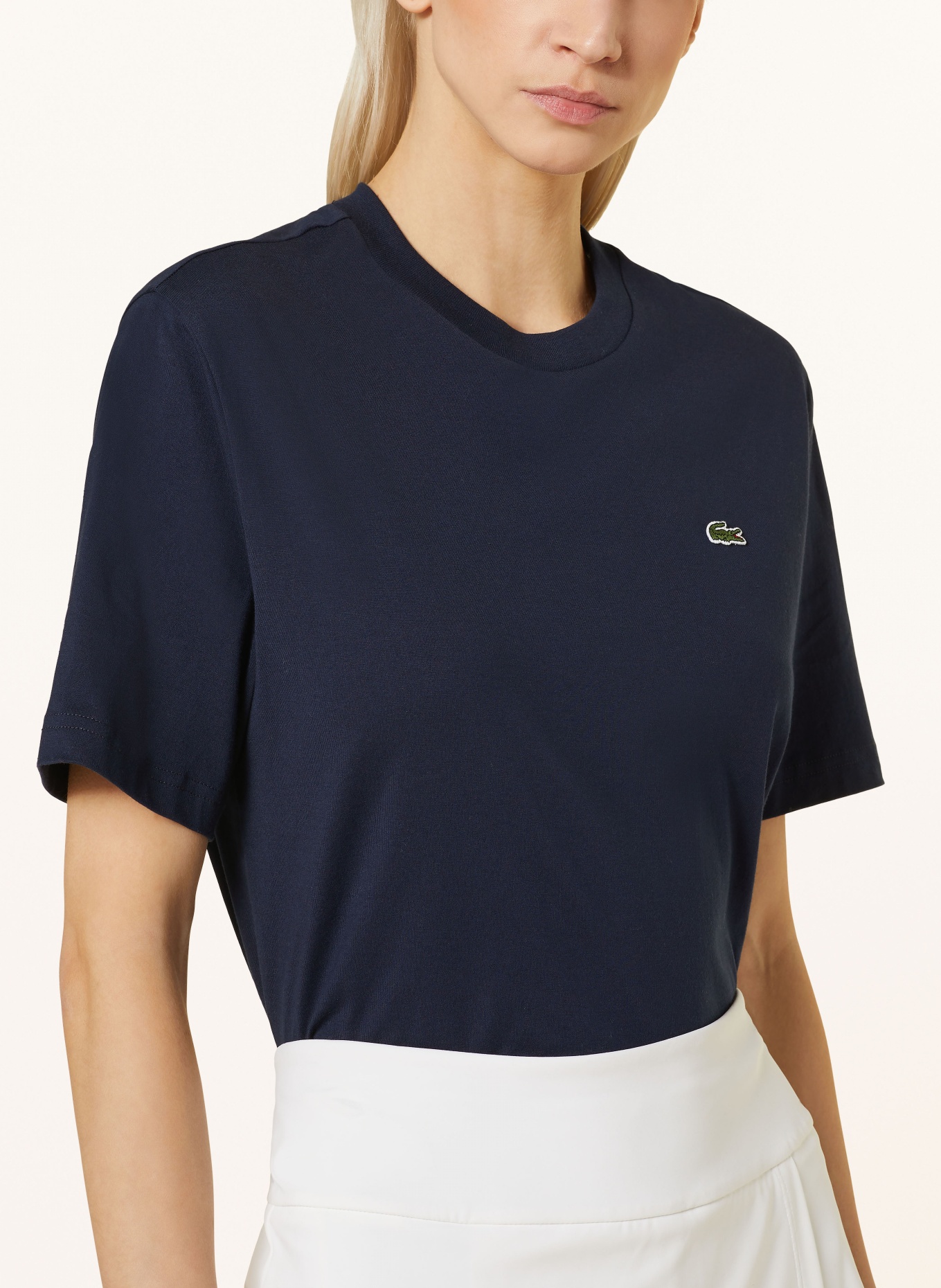 LACOSTE T-Shirt: DUNKELBLAU