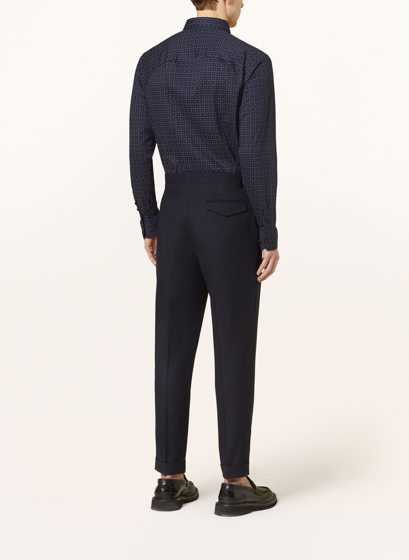 DESOTO Jerseyhemd Slim Fit, Farbe: DUNKELBLAU/ BLAUGRAU (Bild 3)