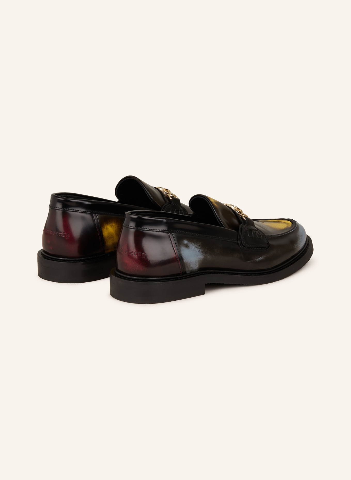 FILLING PIECES Loafers POLIDO, Color: YELLOW/ KHAKI/ DARK RED (Image 2)