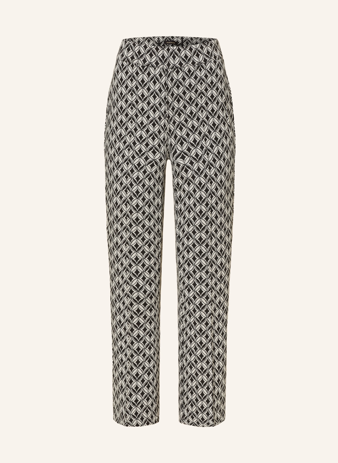 MORE & MORE 7/8 knit trousers, Color: GRAY/ BLACK (Image 1)