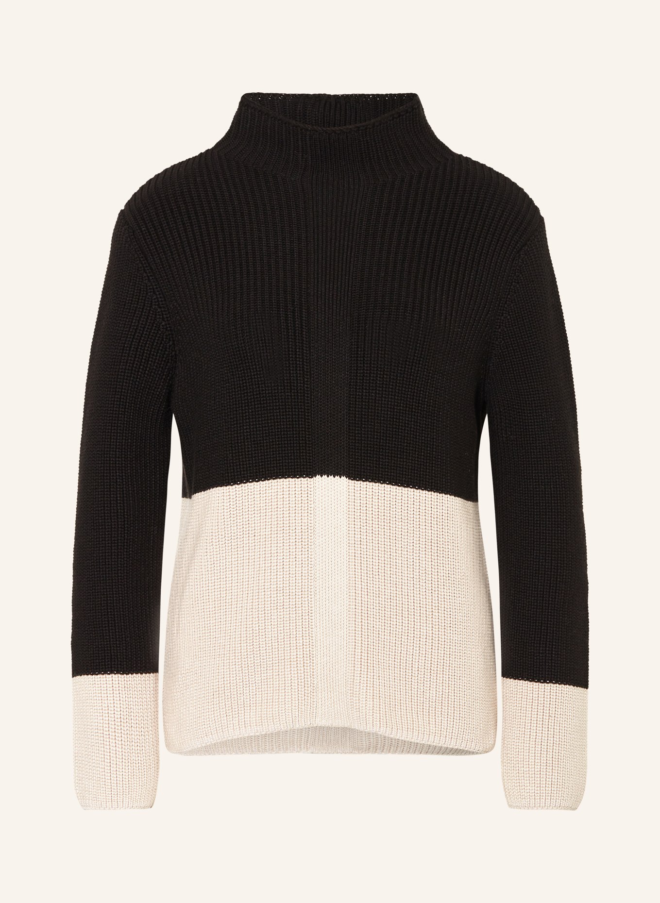 MORE & MORE Sweater, Color: BLACK/ CREAM (Image 1)