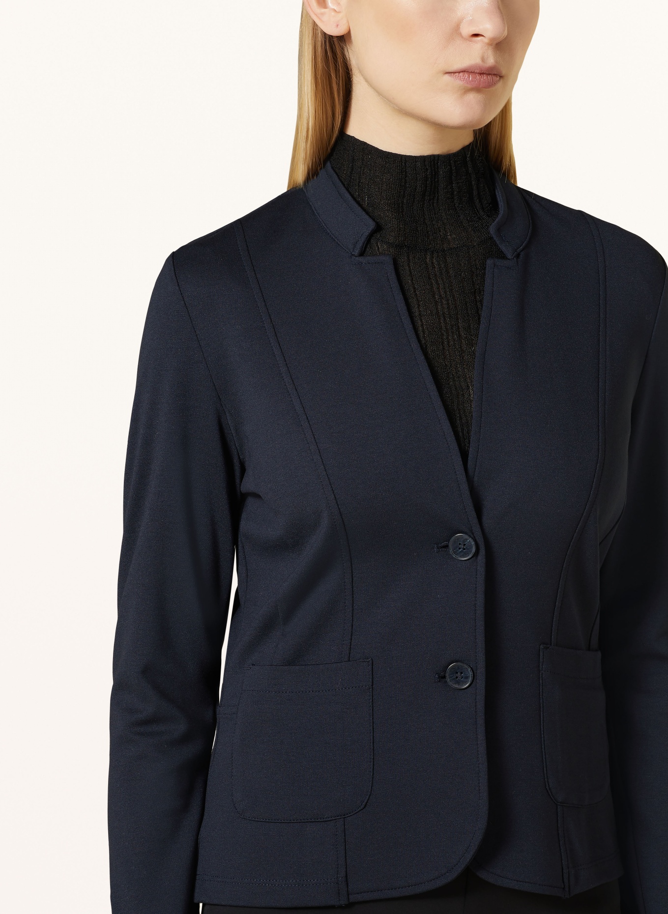 MORE & MORE Jersey blazer, Color: DARK BLUE (Image 4)