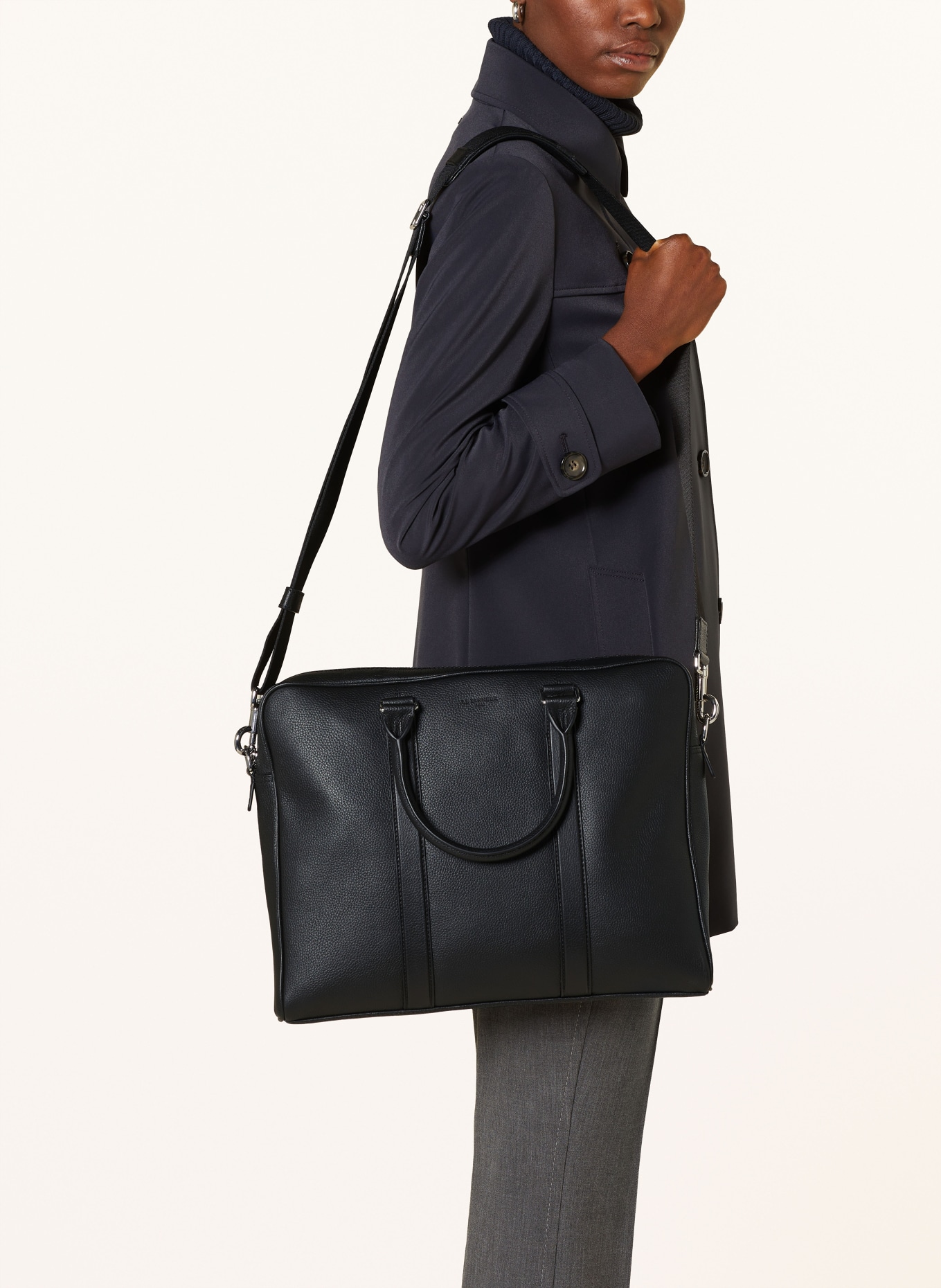LE TANNEUR Business bag, Color: BLACK (Image 4)