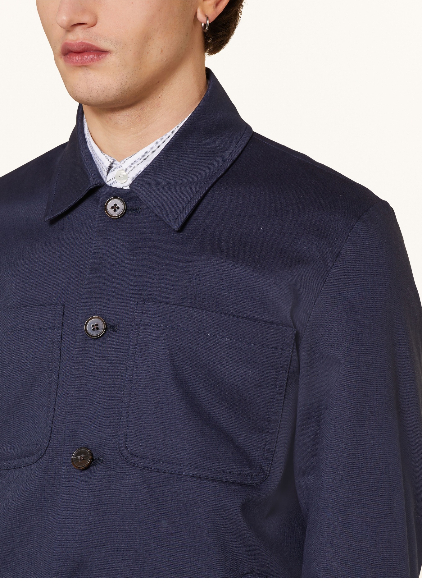 LES DEUX Jacket MARSEILLE, Color: 460460 Navy (Image 4)