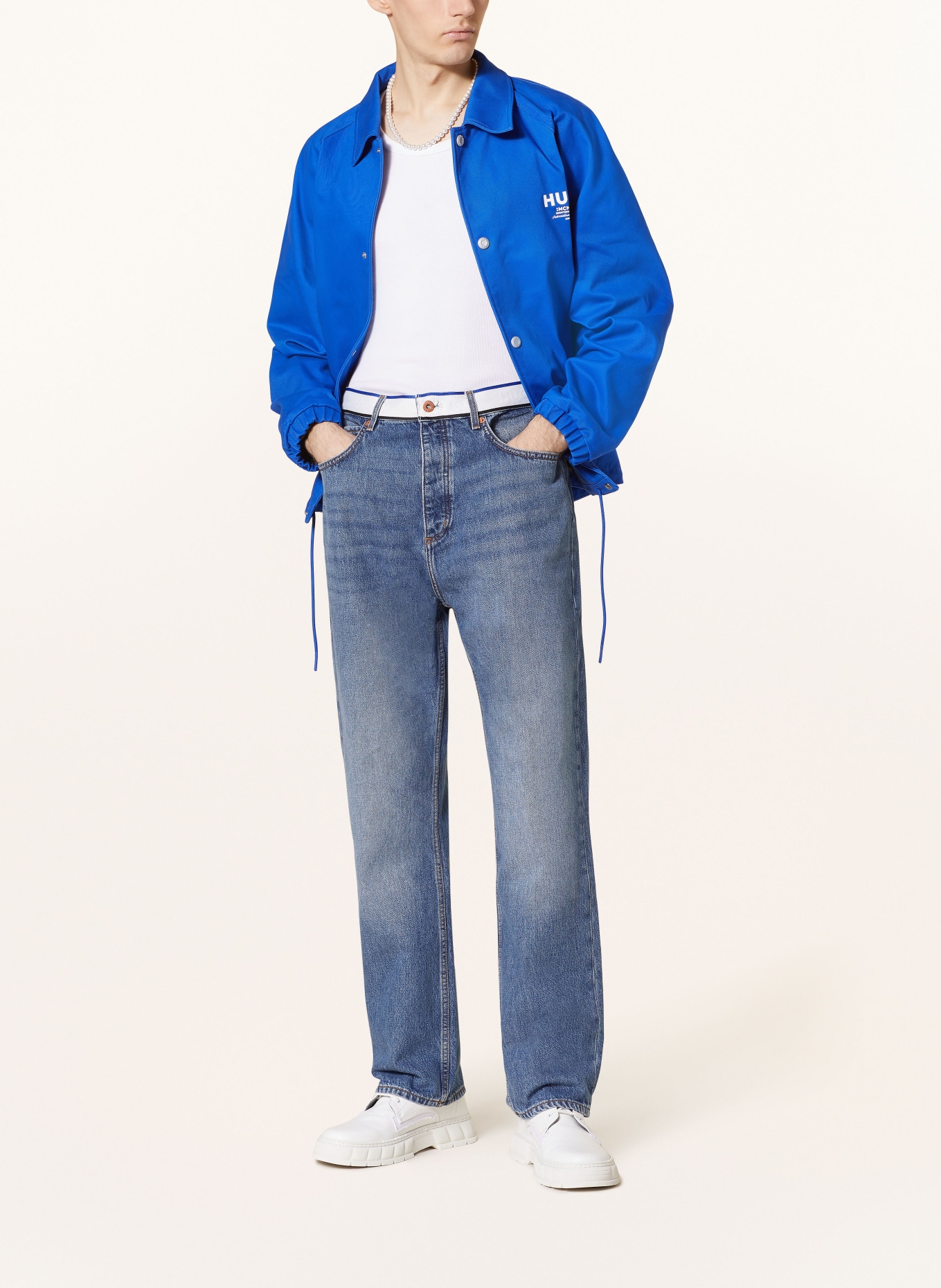 HUGO BLUE Jeans NATE Regular Fit, Farbe: 427 MEDIUM BLUE (Bild 2)