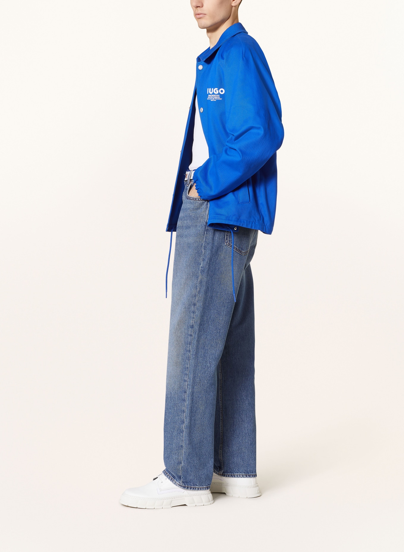 HUGO BLUE Jeans NATE Regular Fit, Farbe: 427 MEDIUM BLUE (Bild 4)