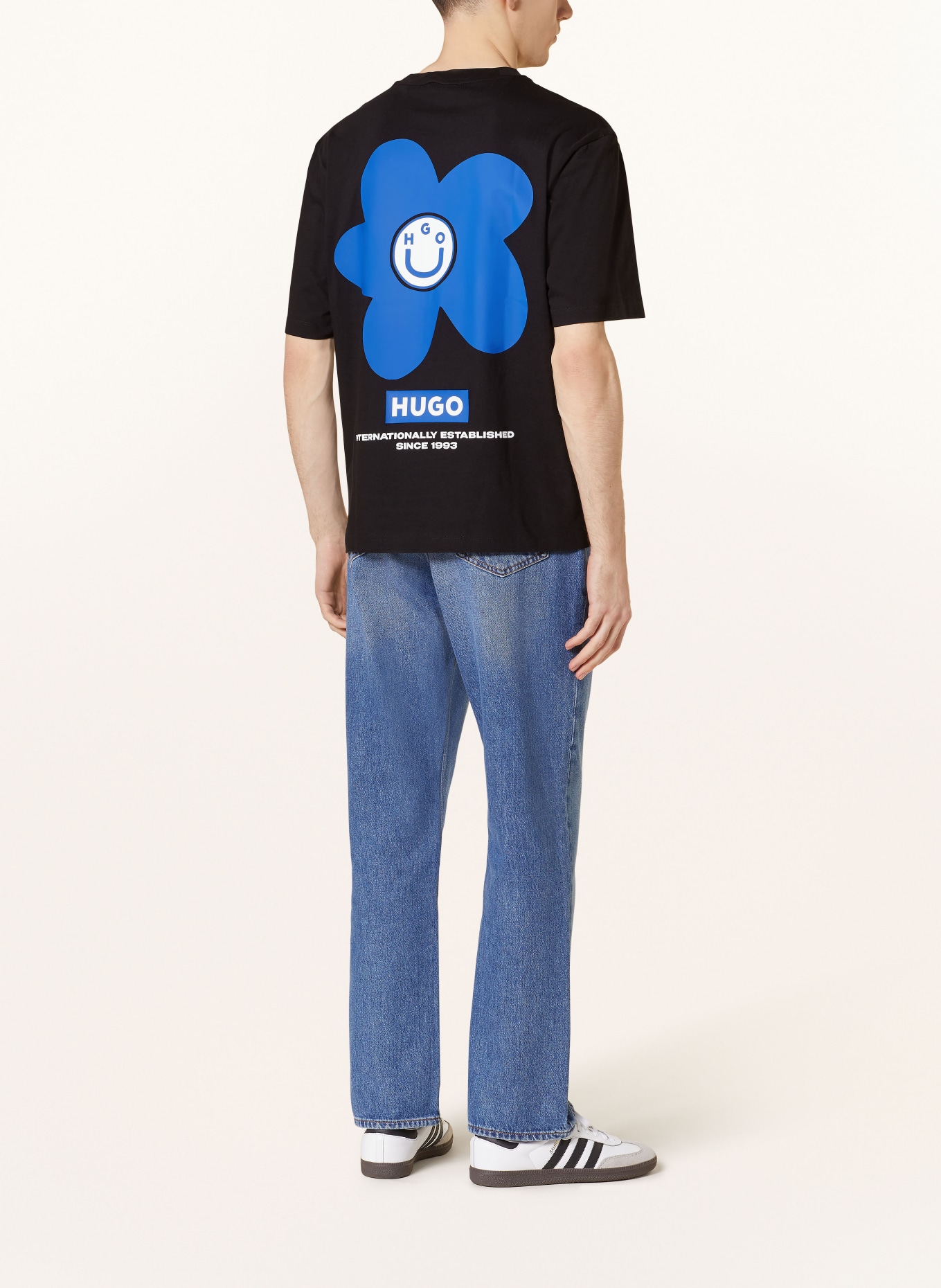 HUGO BLUE T-shirt NORETTO, Kolor: CZARNY (Obrazek 2)