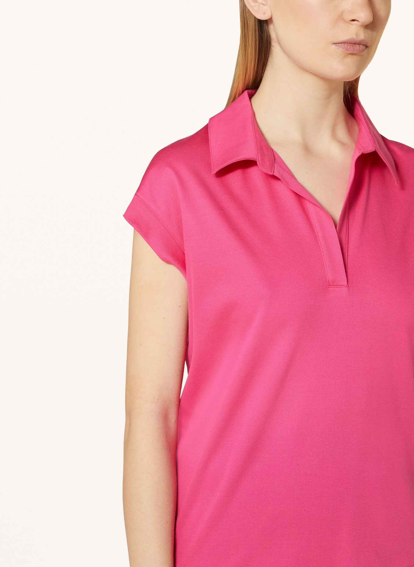 DESOTO Piqué polo shirt, Color: PINK (Image 4)