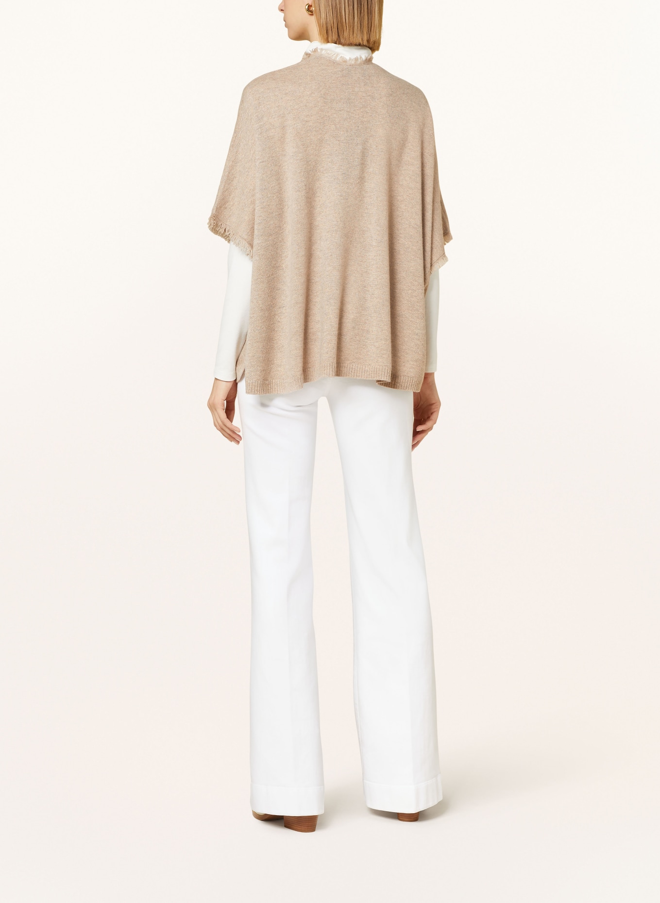 REPEAT Knit cardigan made of cashmere, Color: BEIGE (Image 3)
