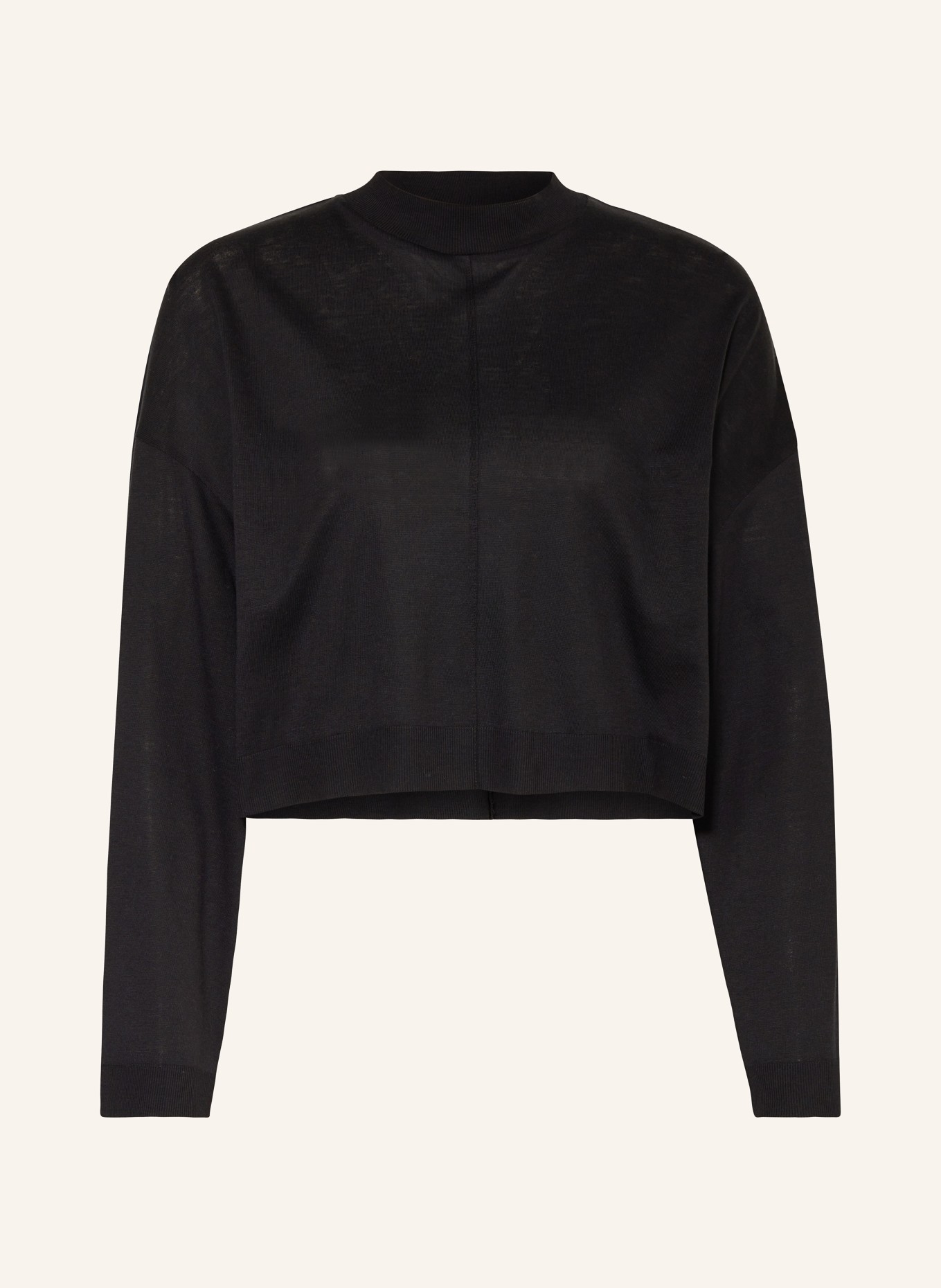 DRYKORN Cropped sweater CEDARIA, Color: BLACK (Image 1)