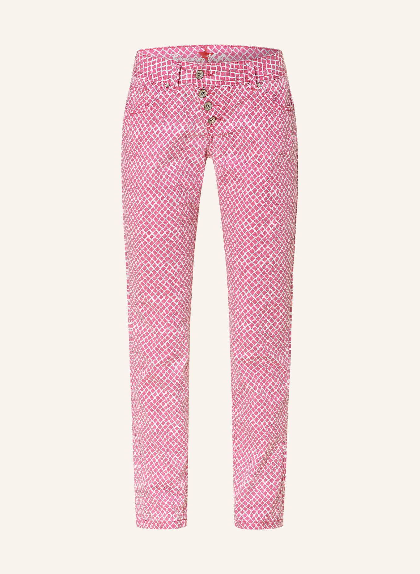 Buena Vista Jeans MALIBU, Color: PINK/ WHITE (Image 1)
