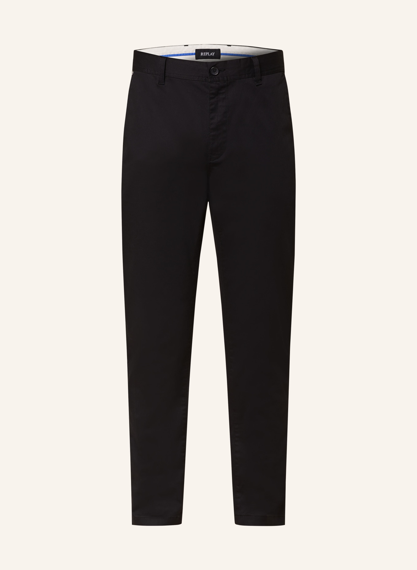 REPLAY Chinos, Color: BLACK (Image 1)