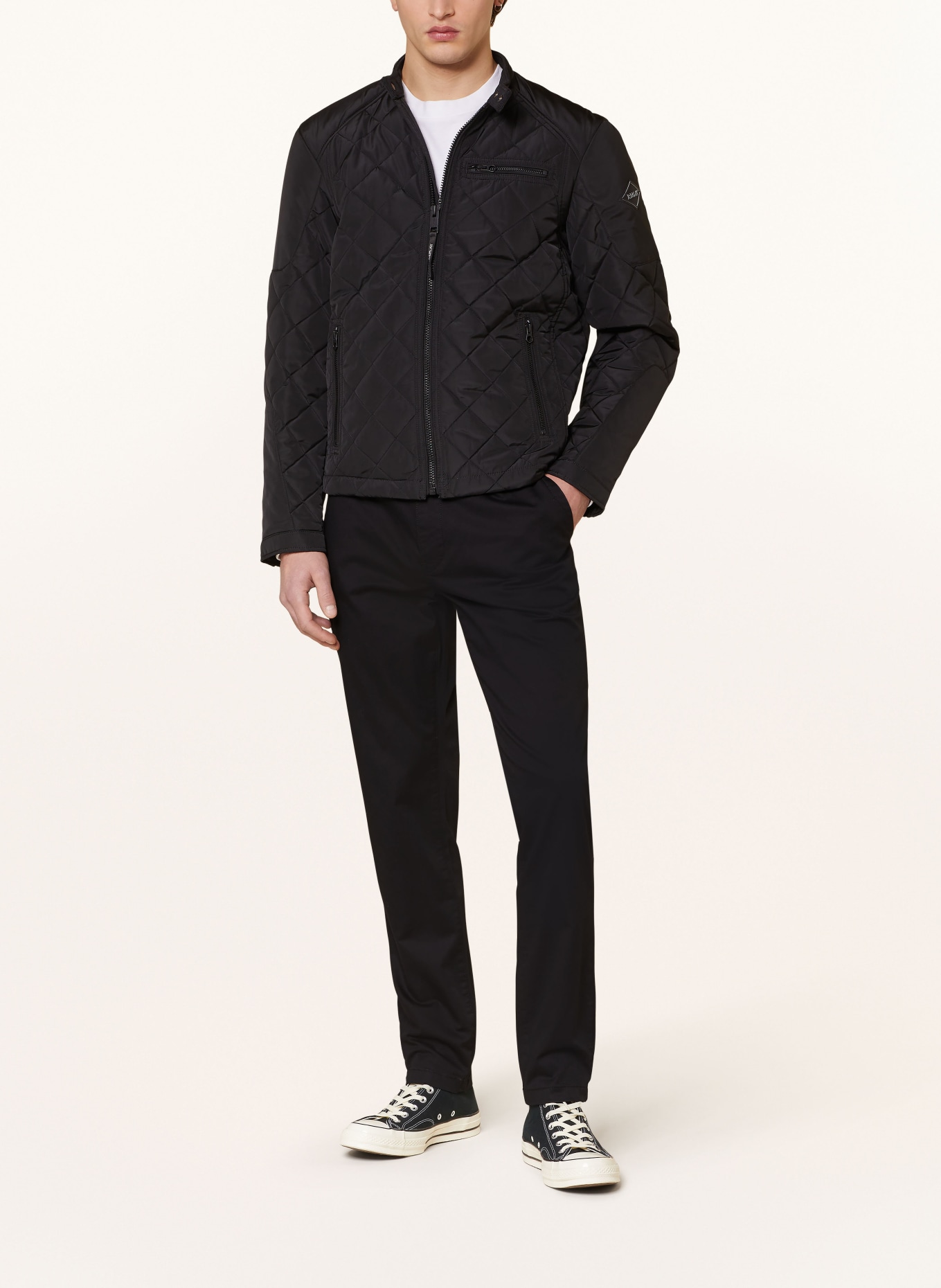 REPLAY Chinos, Color: BLACK (Image 2)