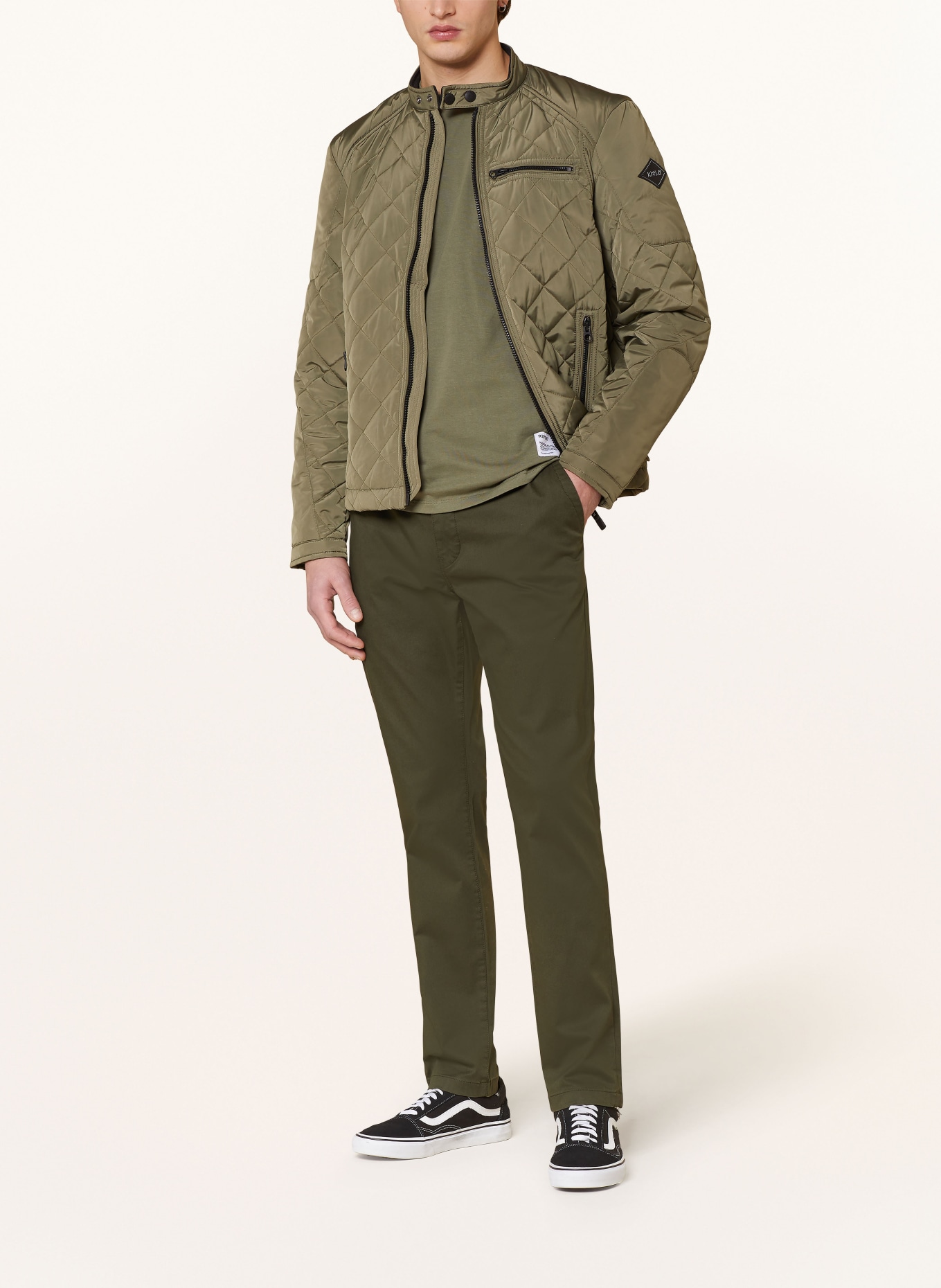 REPLAY Chinos, Color: OLIVE (Image 2)