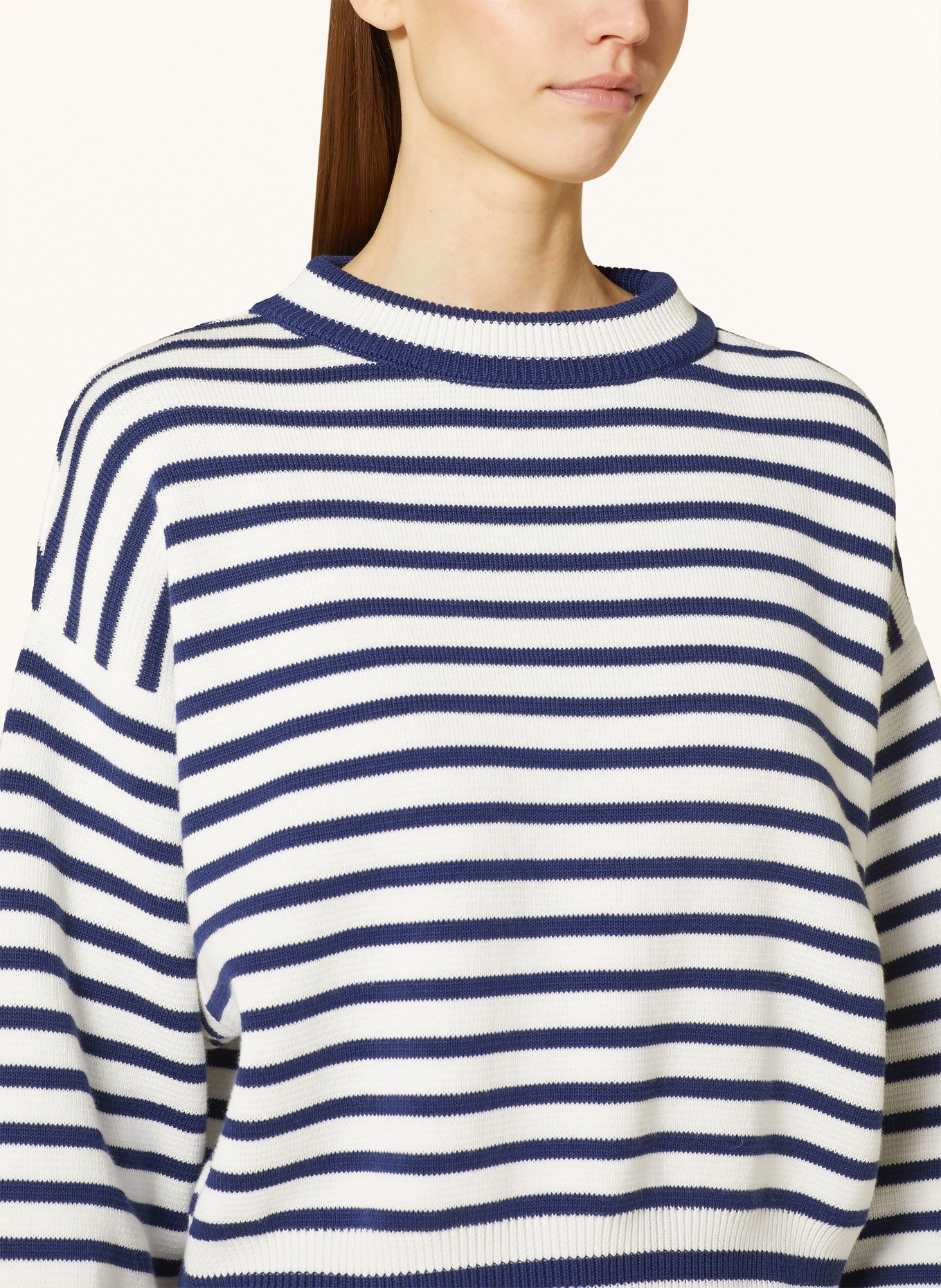 SoSUE Sweater, Color: BLUE/ WHITE (Image 4)