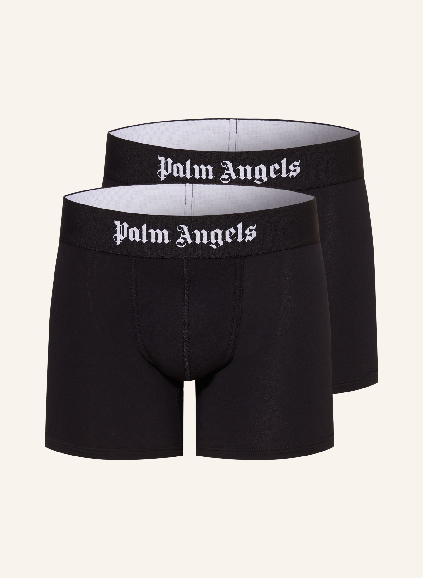 Palm Angels Boxerky, 2 kusy v balení, Barva: ČERNÁ (Obrázek 1)