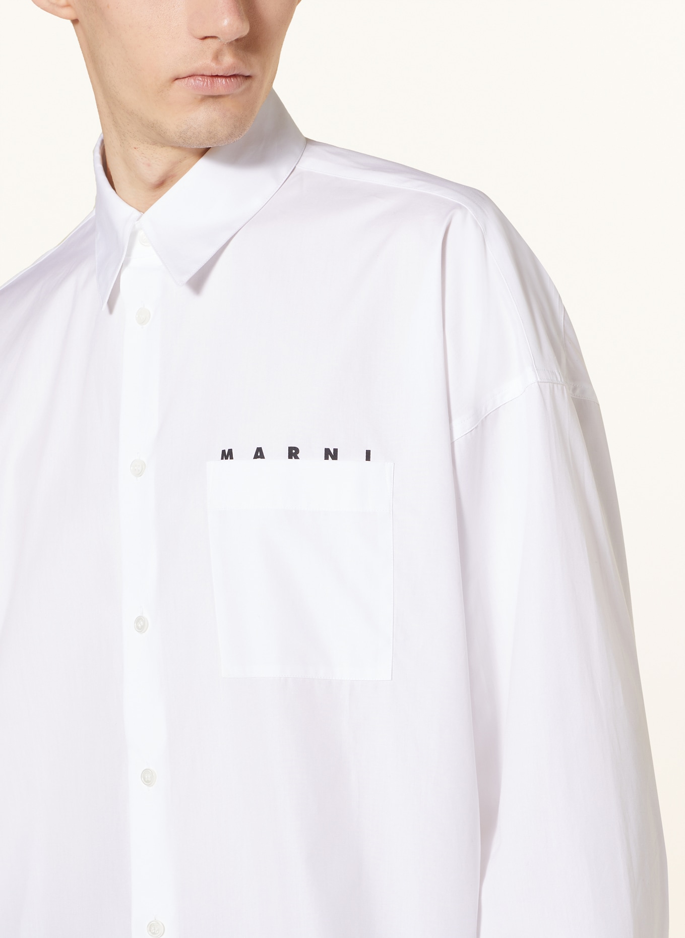 MARNI Shirt comfort fit, Color: WHITE (Image 4)