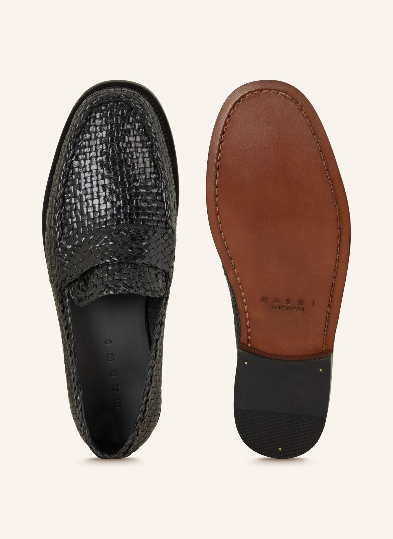 MARNI Penny loafers, Color: BLACK (Image 5)