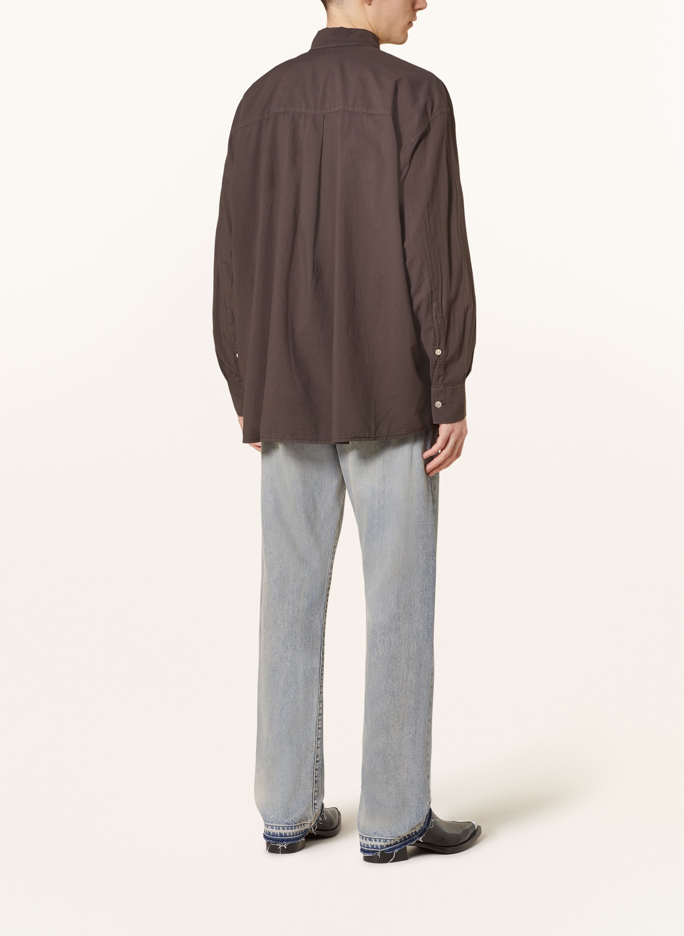 OUR LEGACY Shirt comfort fit, Color: DARK BROWN (Image 3)