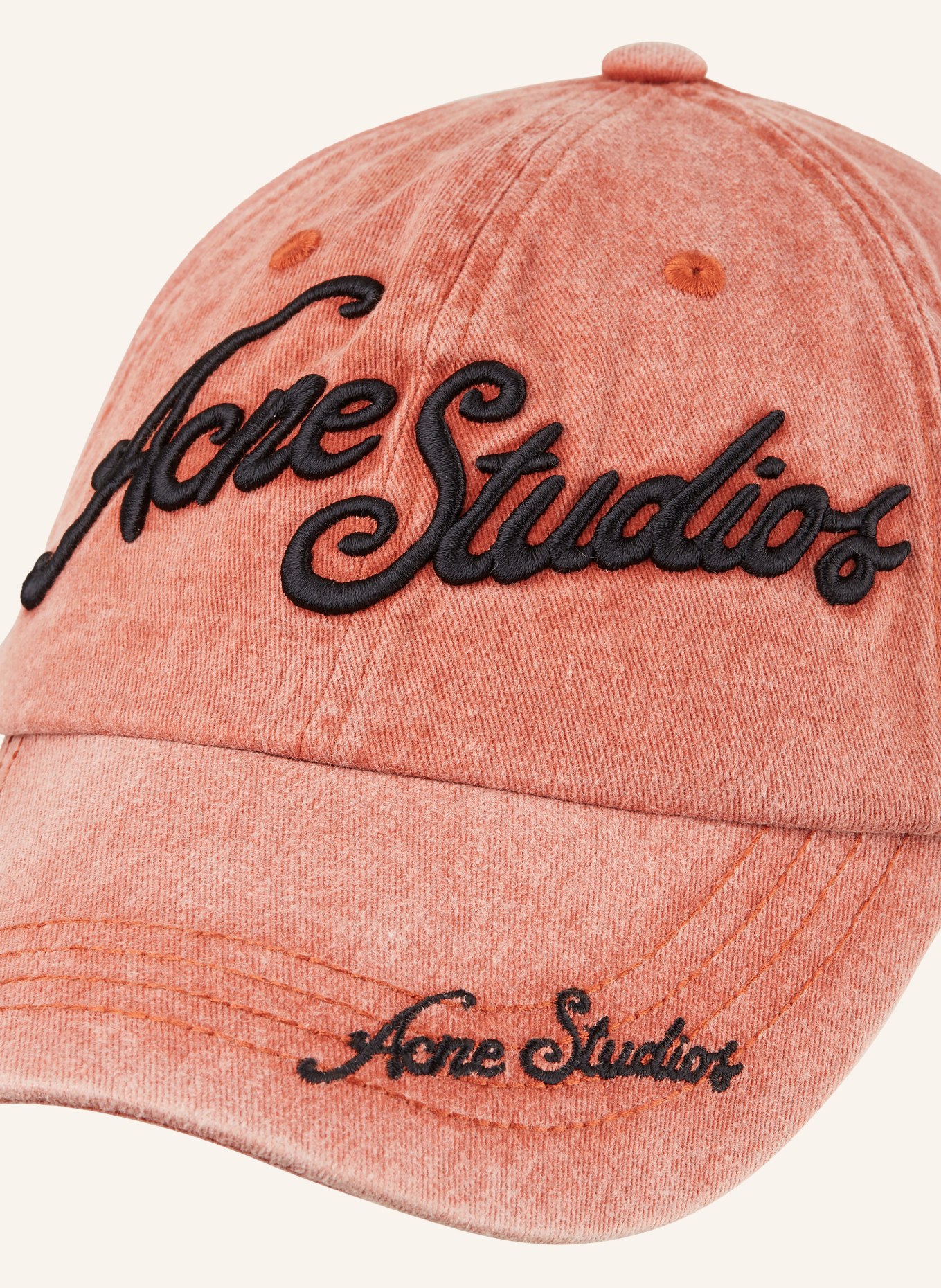 Acne Studios Cap, Farbe: HELLROT/ SCHWARZ (Bild 4)