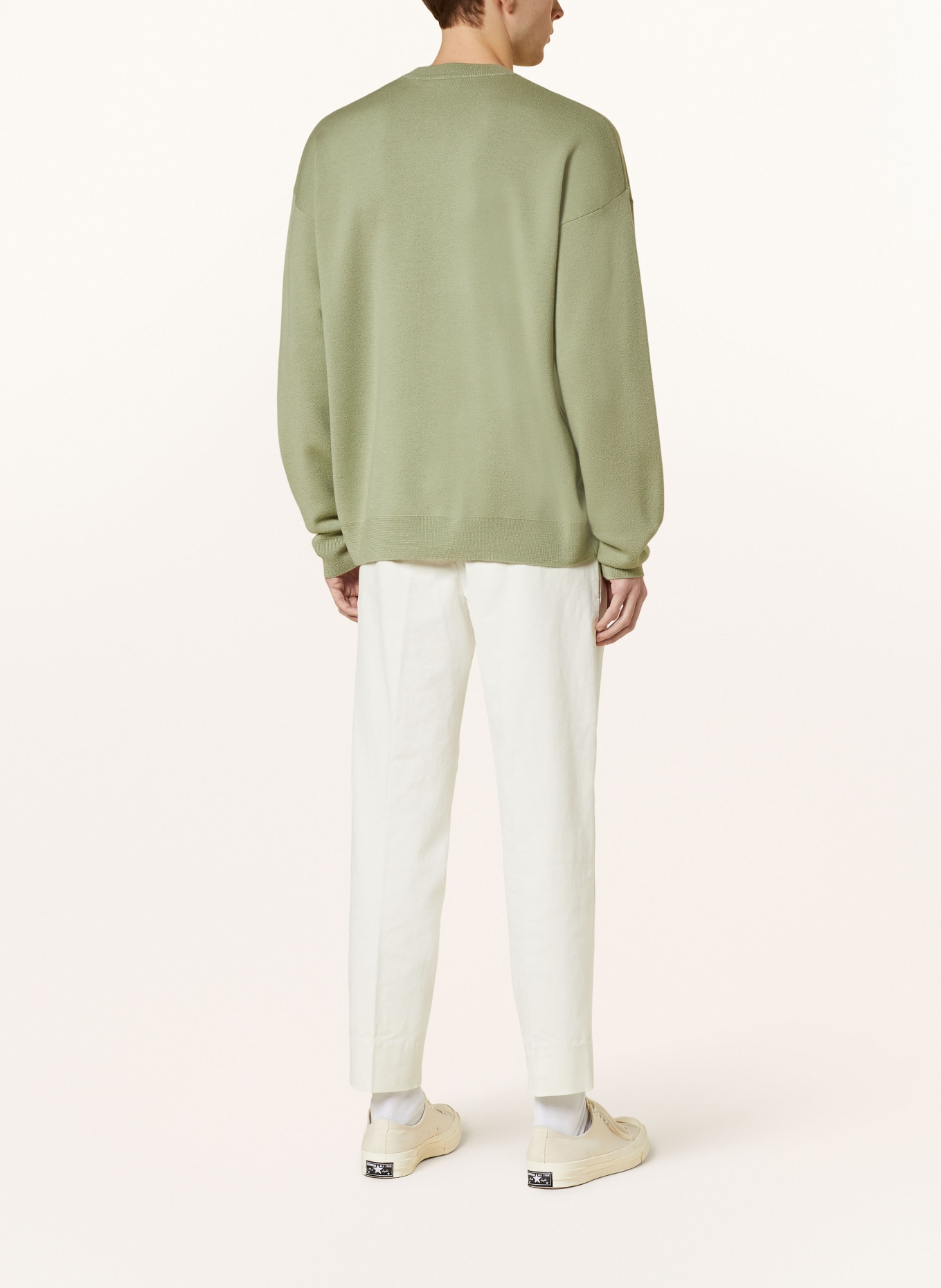 DRÔLE DE MONSIEUR Sweater LA MAILLE, Color: LIGHT GREEN (Image 3)