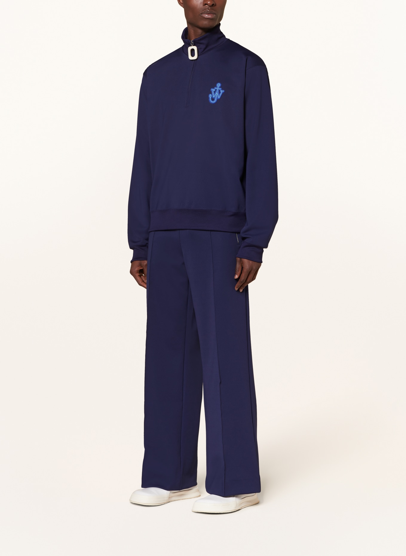 JW ANDERSON Half-zip sweater, Color: DARK BLUE (Image 2)