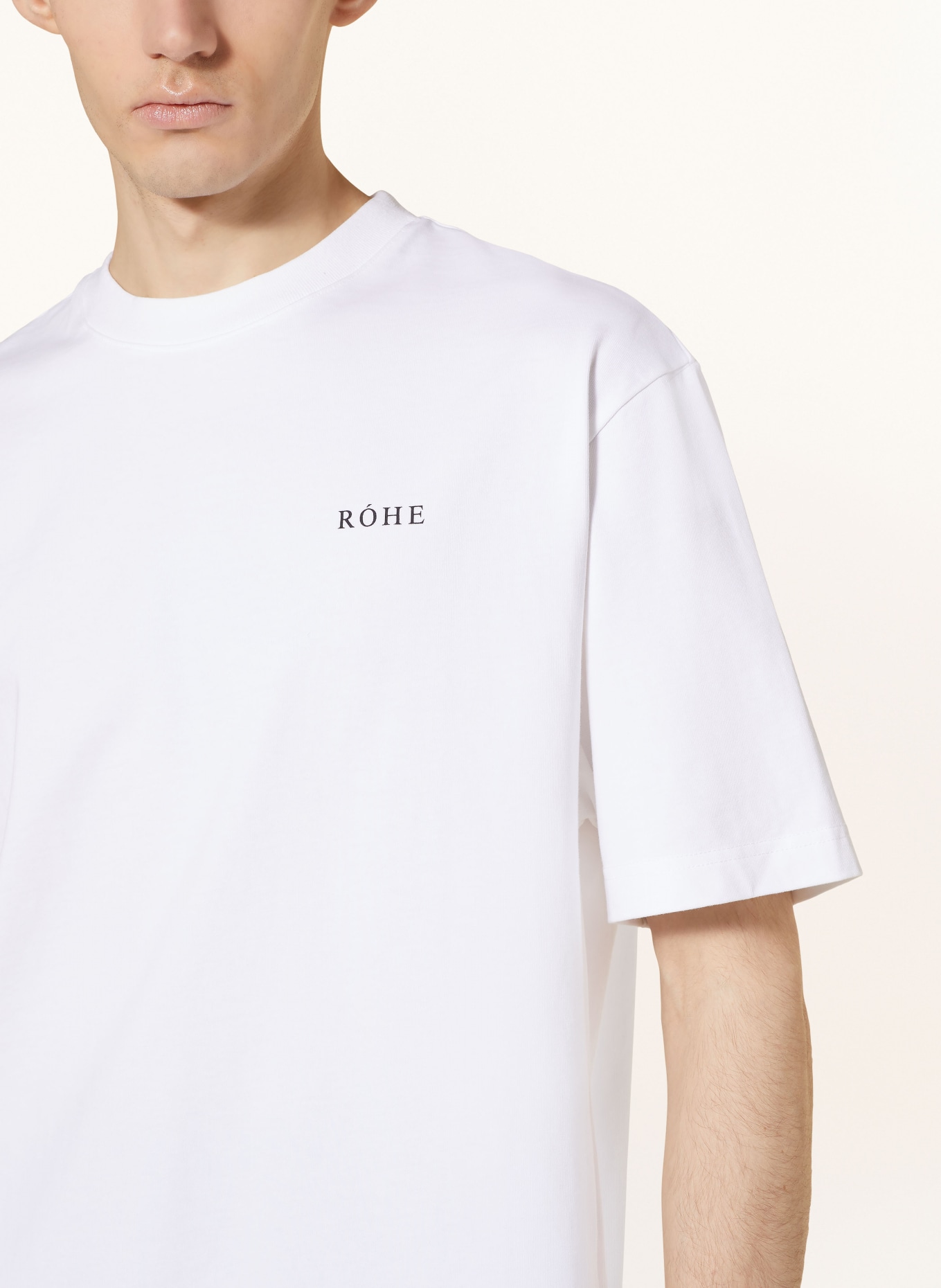 RÓHE T-shirt, Color: WHITE (Image 4)