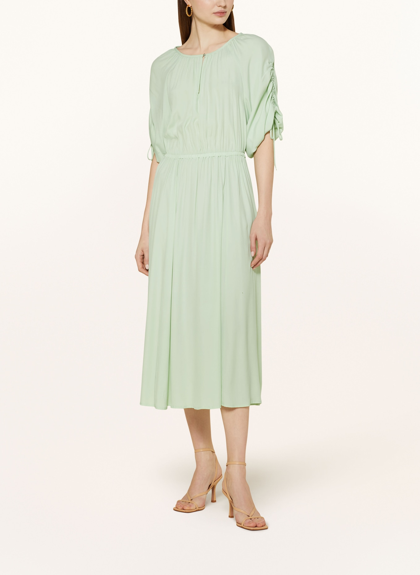 ottod'ame Dress with 3/4 sleeves, Color: LIGHT GREEN (Image 2)