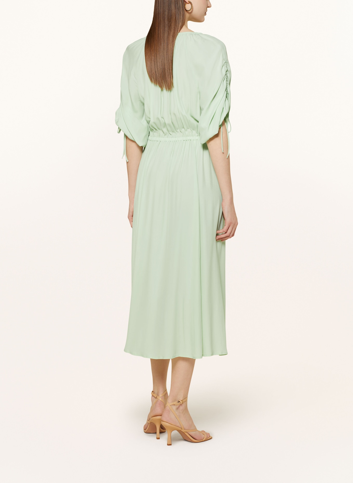 ottod'ame Dress with 3/4 sleeves, Color: LIGHT GREEN (Image 3)