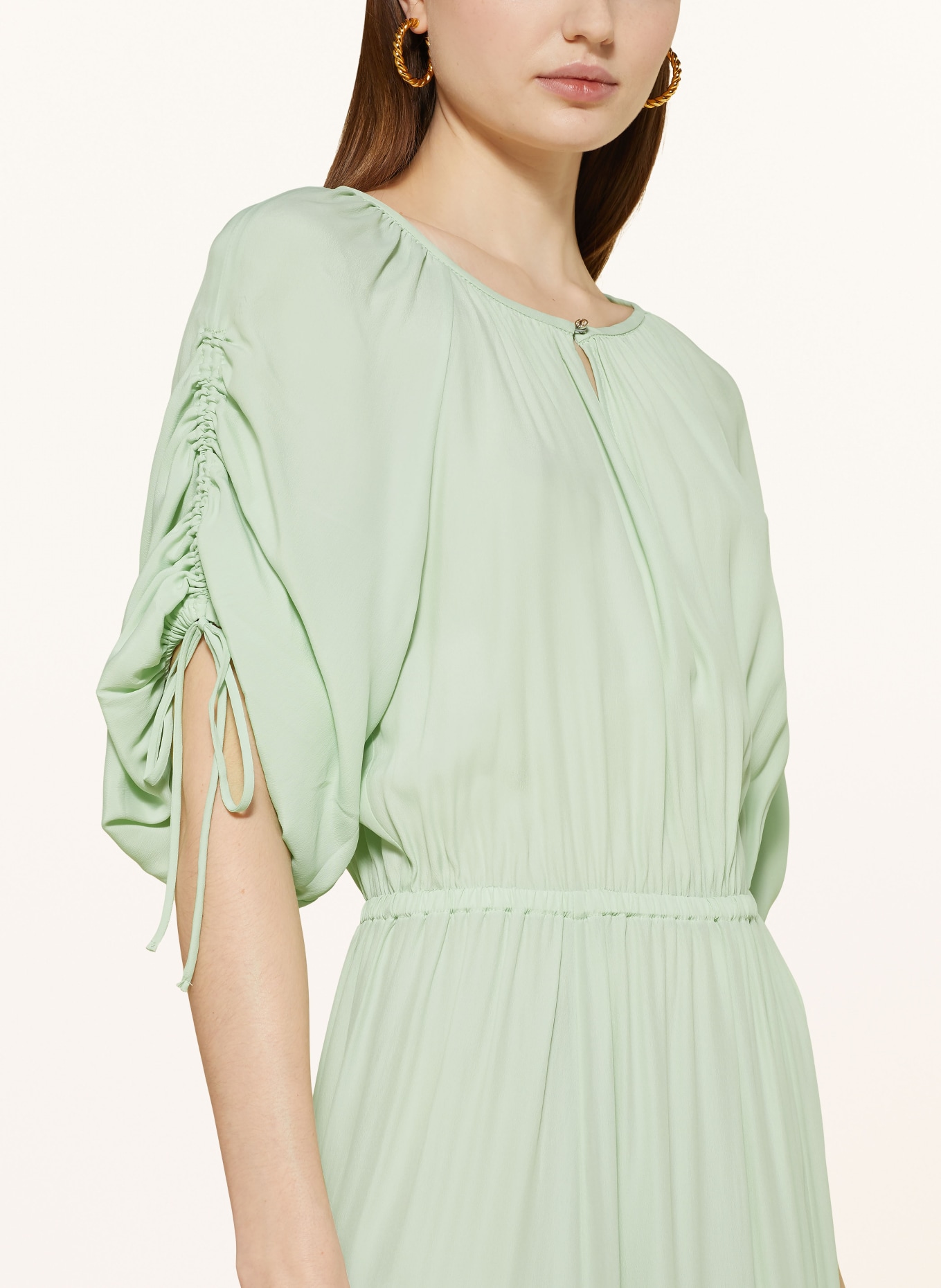 ottod'ame Dress with 3/4 sleeves, Color: LIGHT GREEN (Image 4)