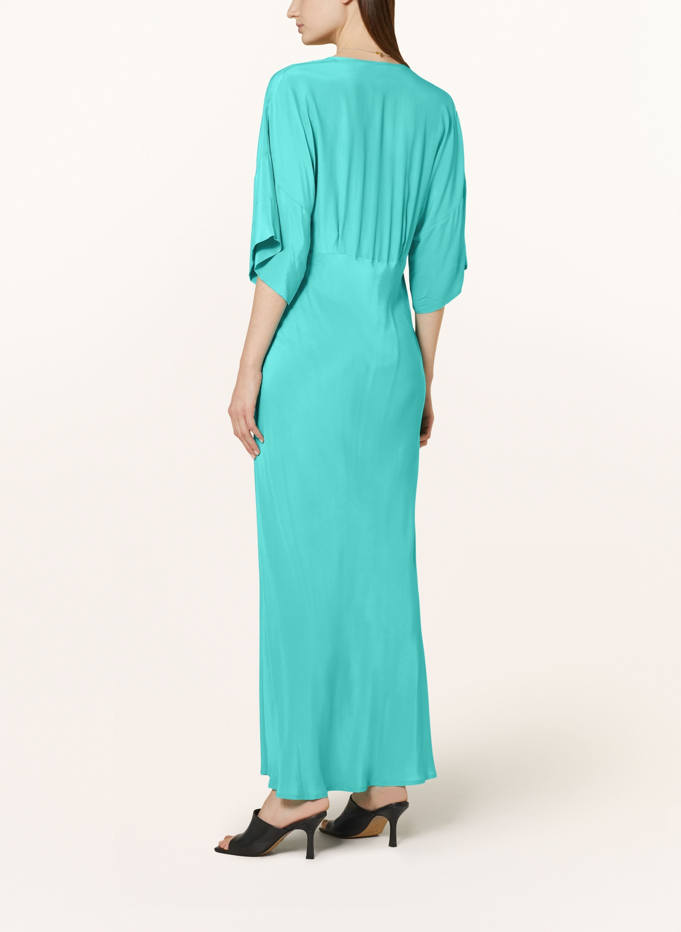 ottod'ame Cocktail dress with silk, Color: TURQUOISE (Image 3)
