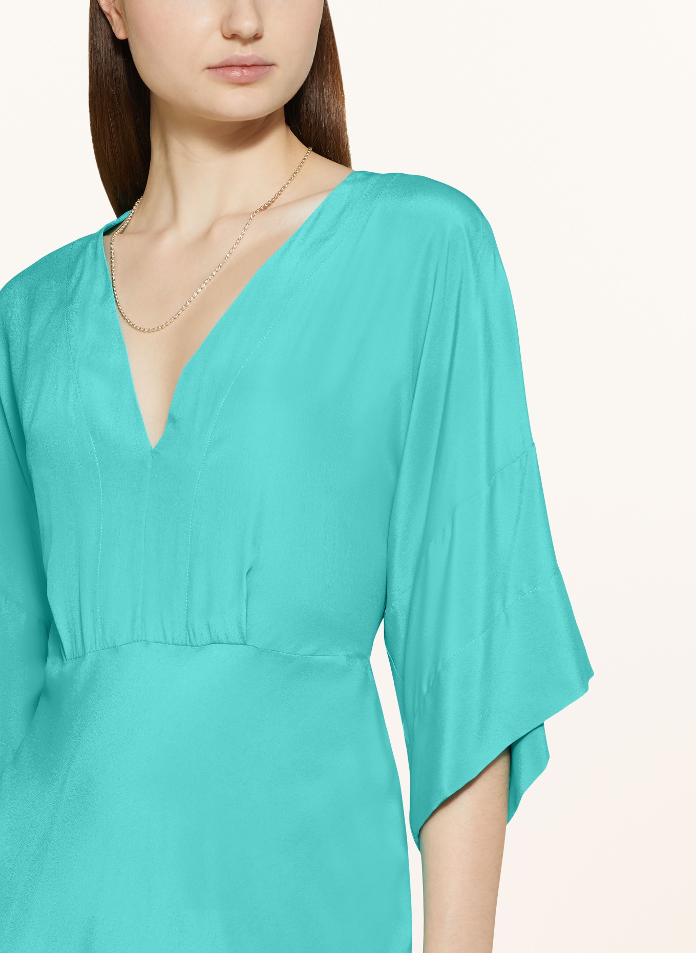 ottod'ame Cocktail dress with silk, Color: TURQUOISE (Image 4)