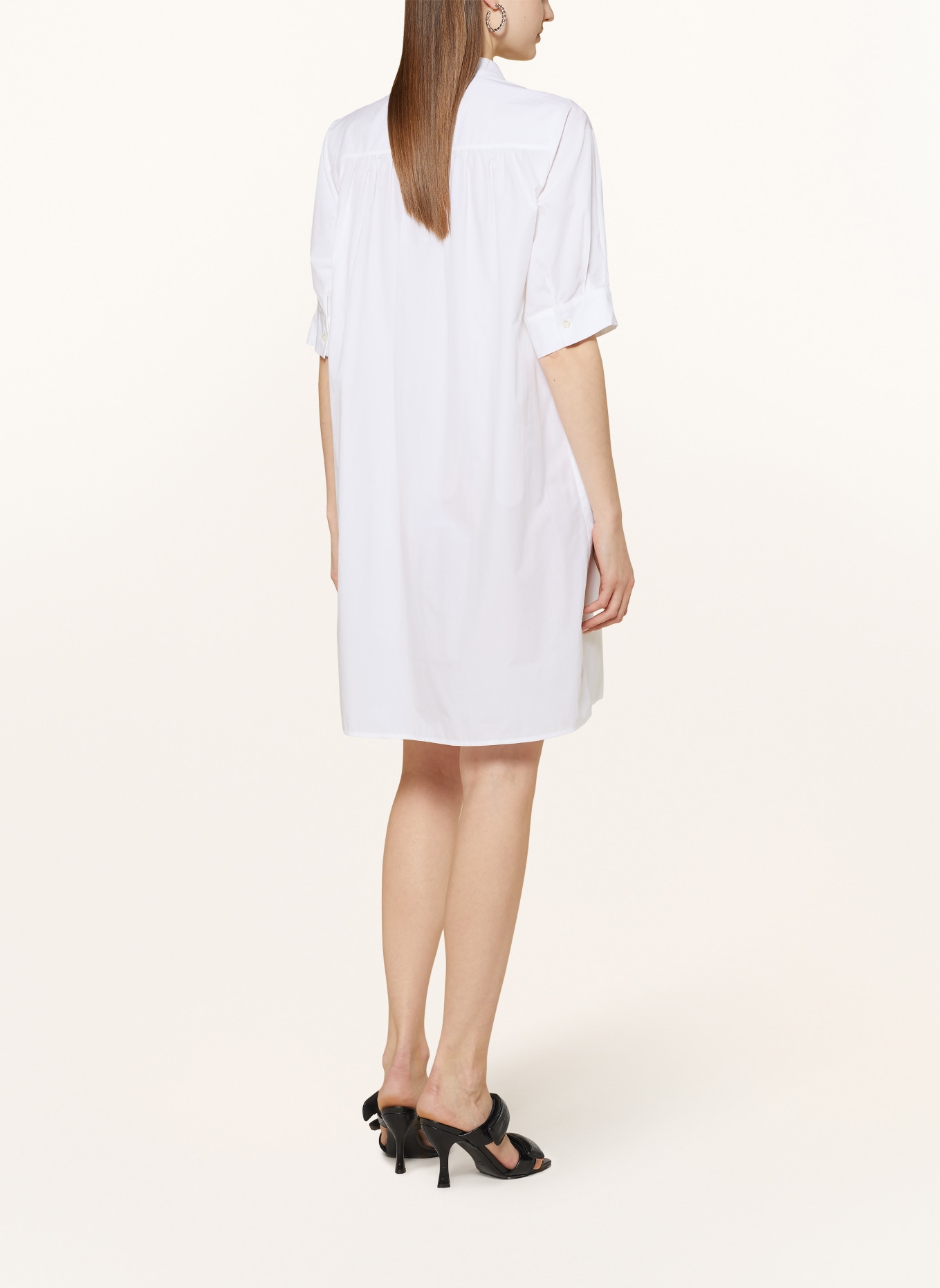 ottod'ame Dress with 3/4 sleeves, Color: WHITE (Image 3)
