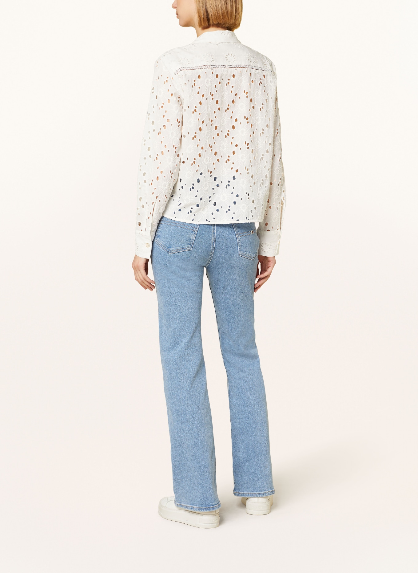 Princess GOES HOLLYWOOD Shirt blouse made of broderie anglaise, Color: WHITE (Image 3)