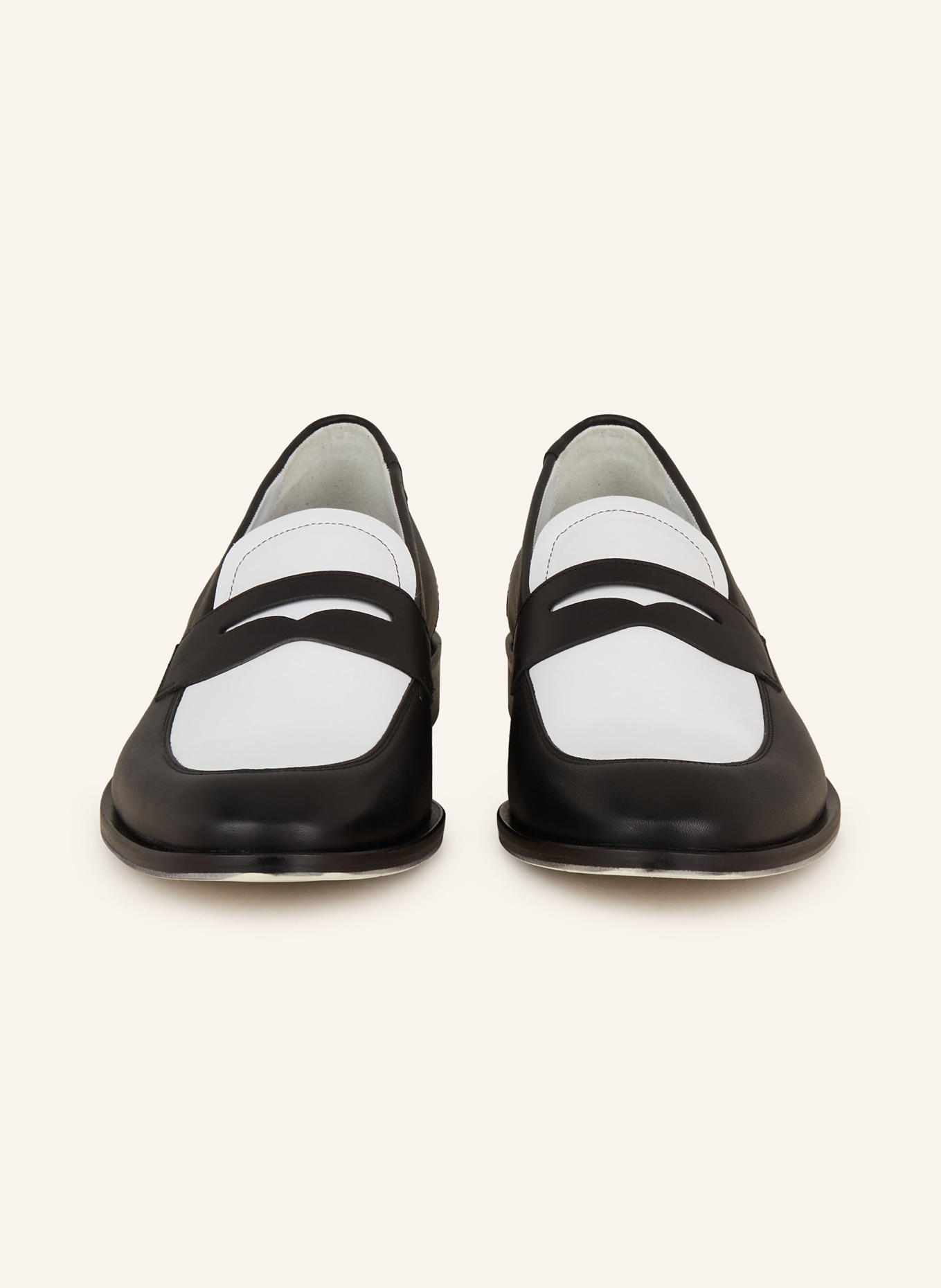 LLOYD Penny loafers LINDSEY, Color: BLACK/ WHITE (Image 3)
