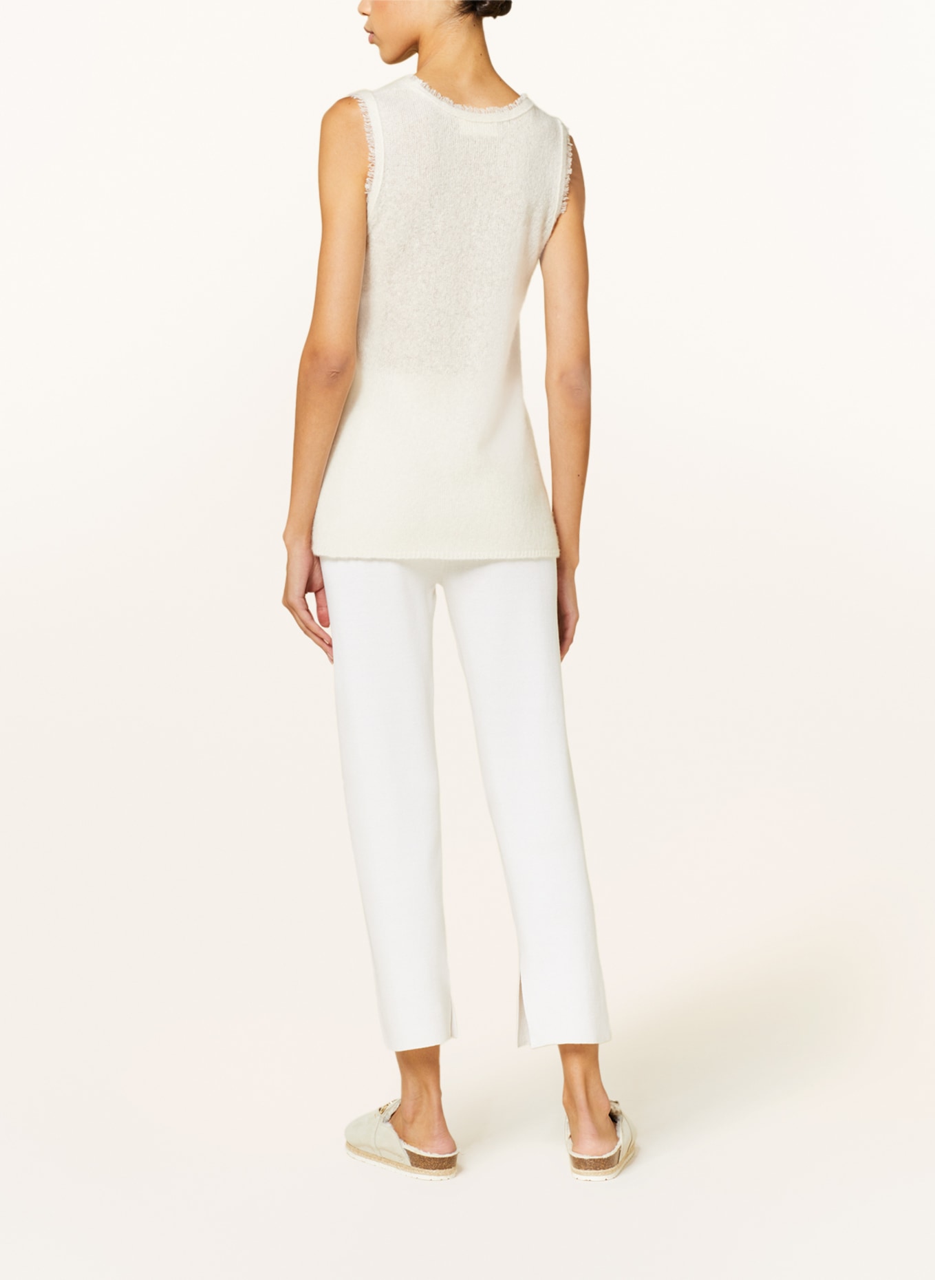 SMINFINITY Cashmere top, Color: ECRU (Image 3)