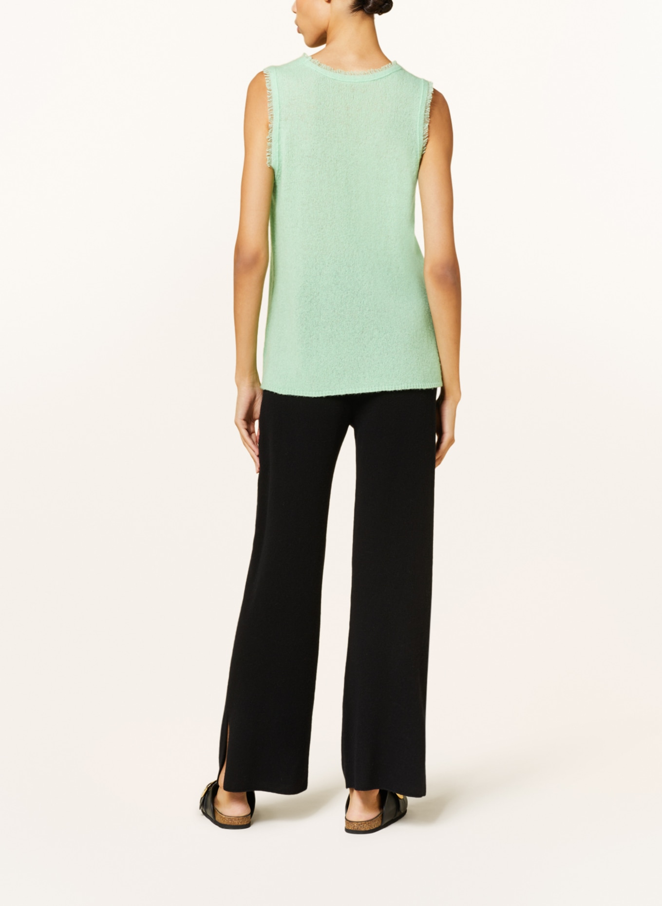 SMINFINITY Top z kaszmiru: JASNOZIELONY