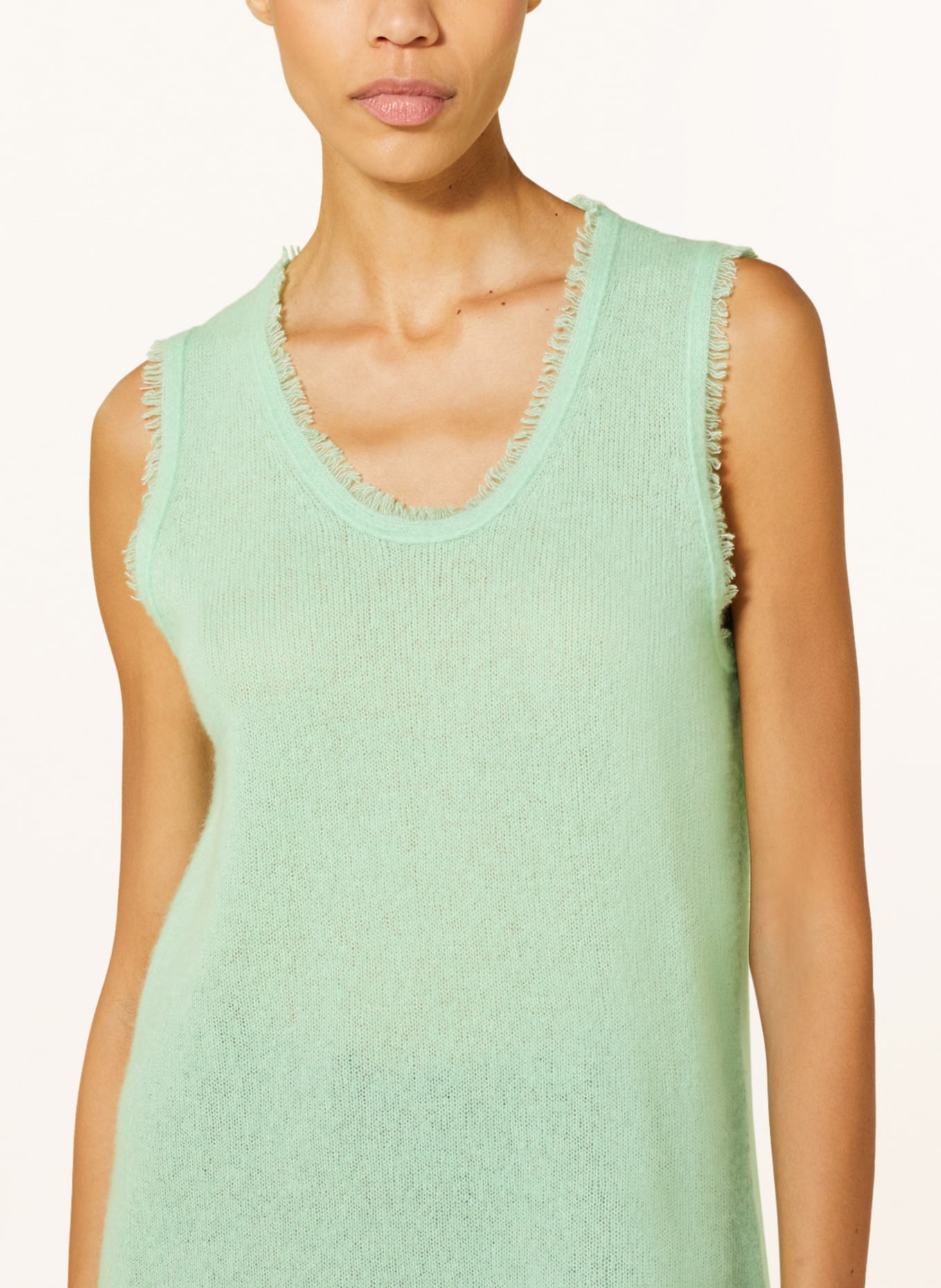 SMINFINITY Top z kaszmiru: JASNOZIELONY