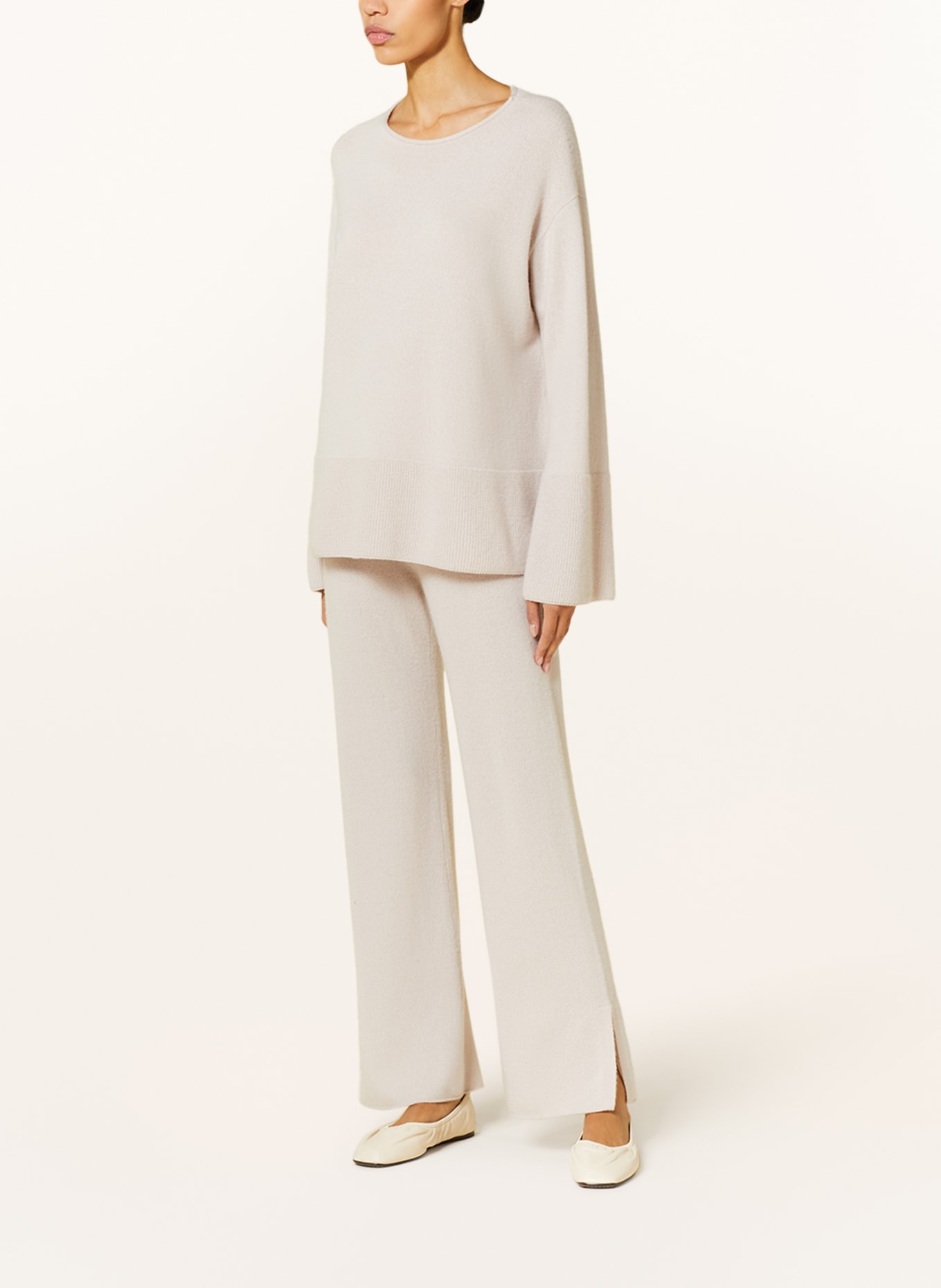 SMINFINITY Knit trousers in cashmere, Color: TAUPE (Image 2)