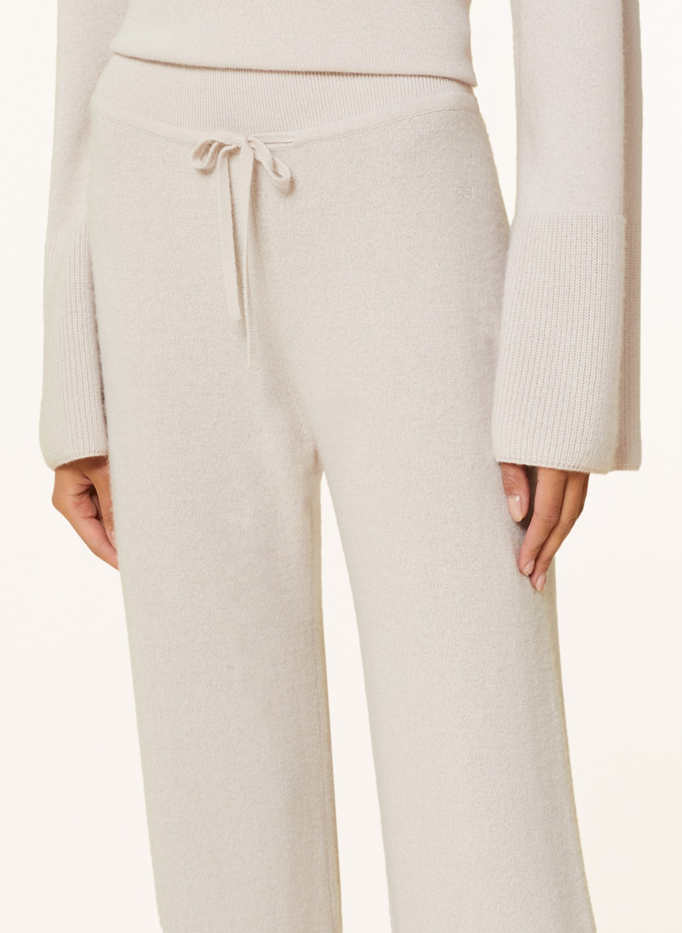 SMINFINITY Knit trousers in cashmere, Color: TAUPE (Image 5)