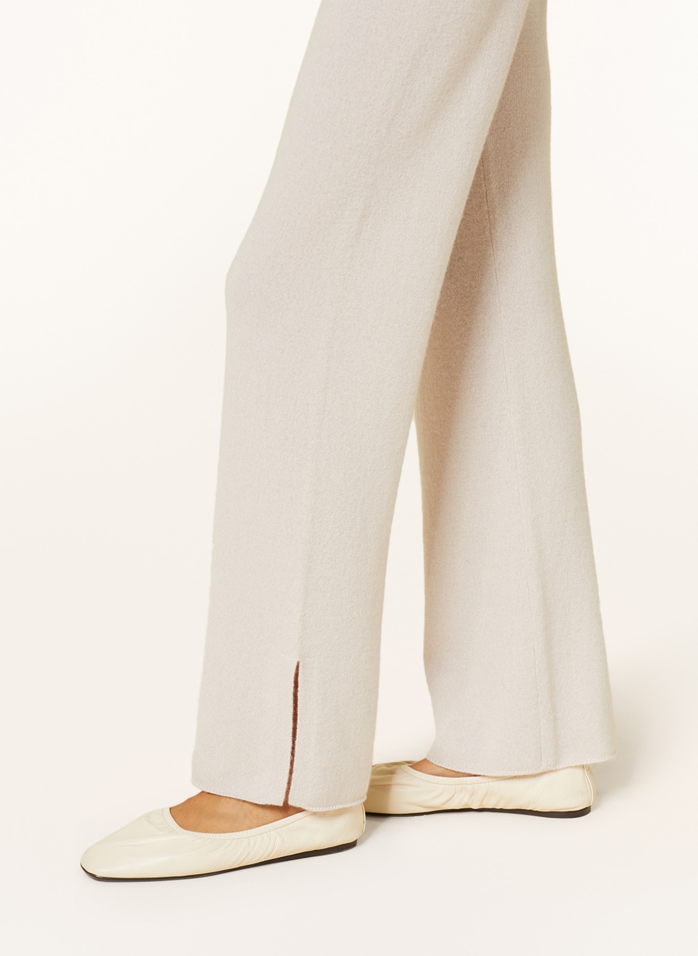 SMINFINITY Knit trousers in cashmere, Color: TAUPE (Image 6)